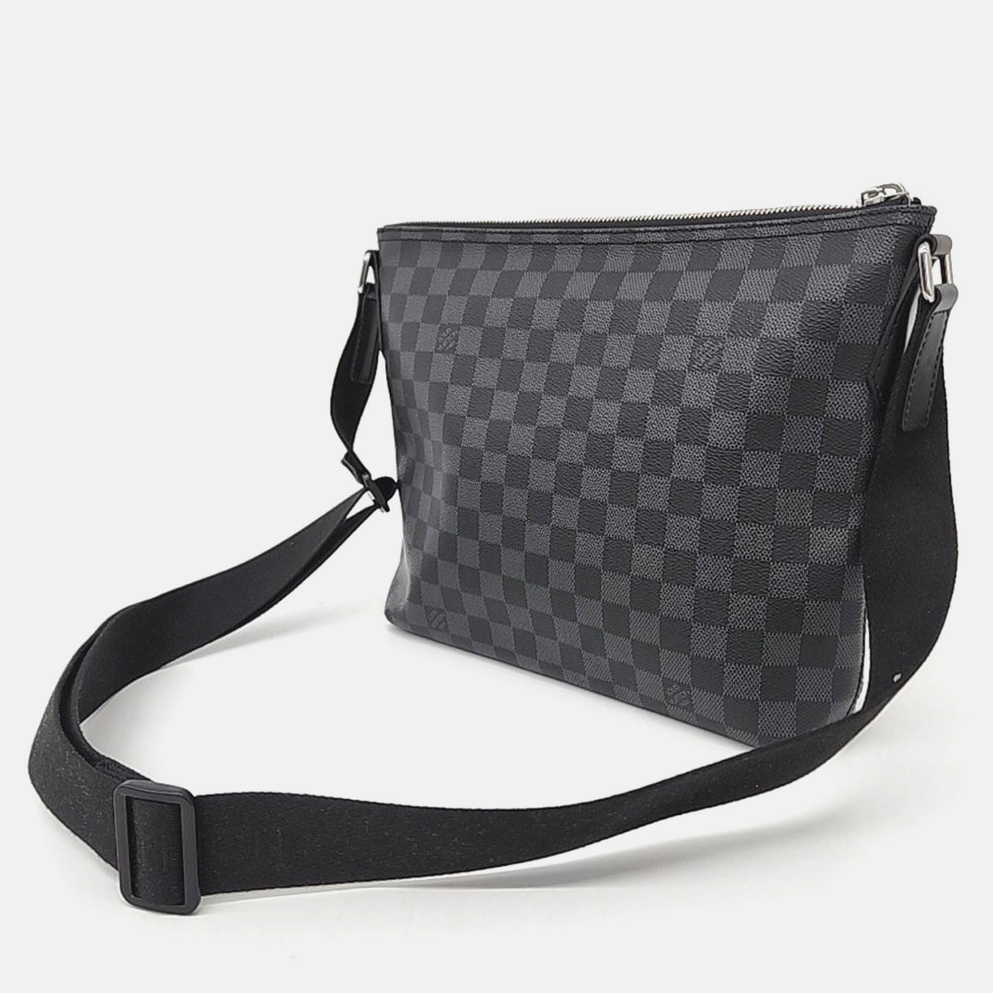 Louis Vuitton Black PVC Louis Vuitton Graphite Mick PM Bag