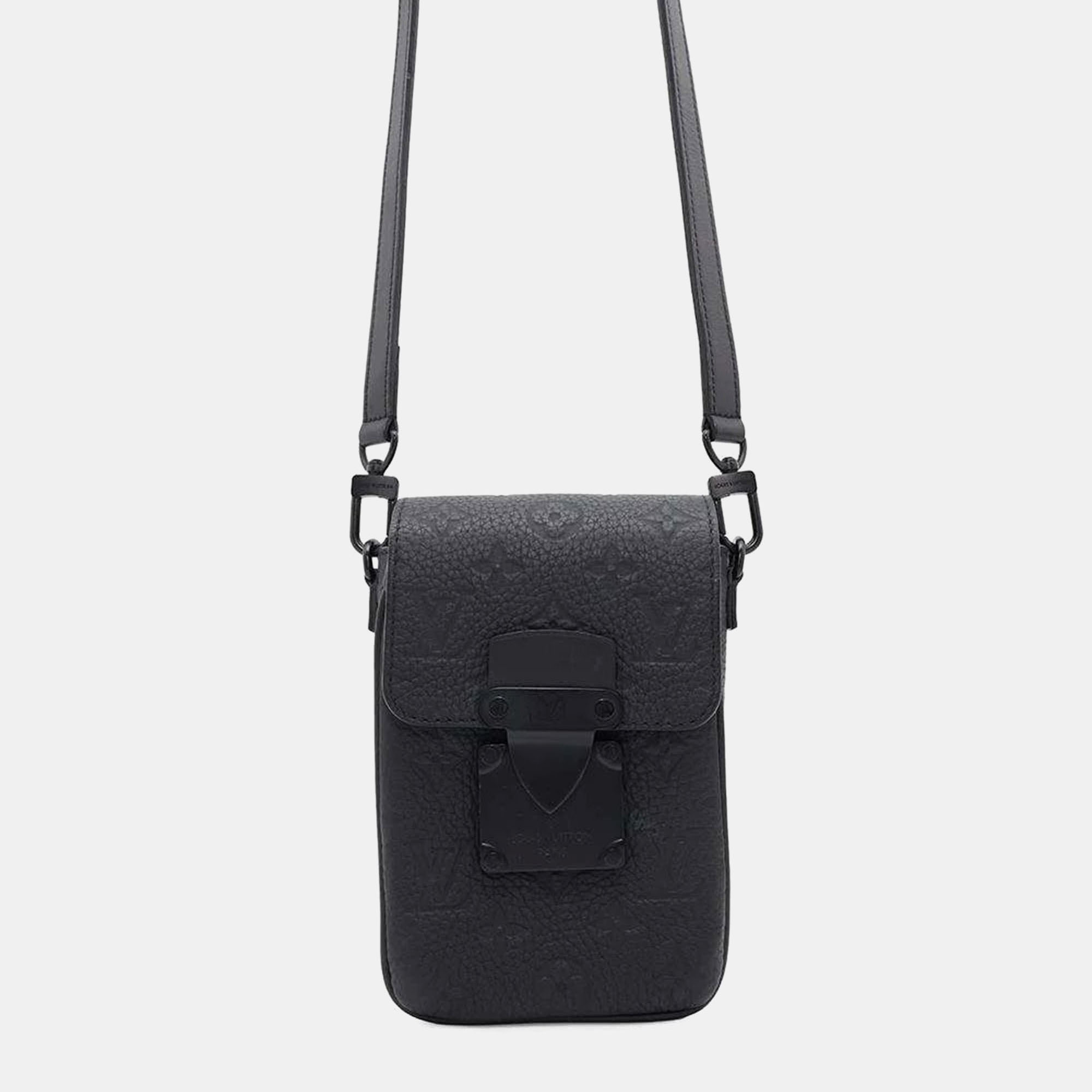 Louis Vuitton Noir Monogram Taurillon Spadlock Vertical Wearable Wallet, Black
Louis Vuitton Noir Monogram Taurillon Spadlock Vertical Wearable Wallet, Black