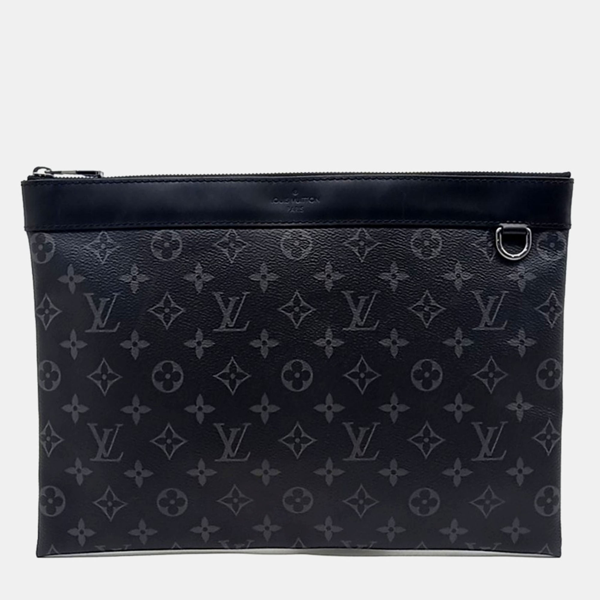 Louis Vuitton Black Coated Canvas Eclipse Discovery Pochette GM bag
Louis Vuitton Black Coated Canvas Eclipse Discovery Pochette GM bag