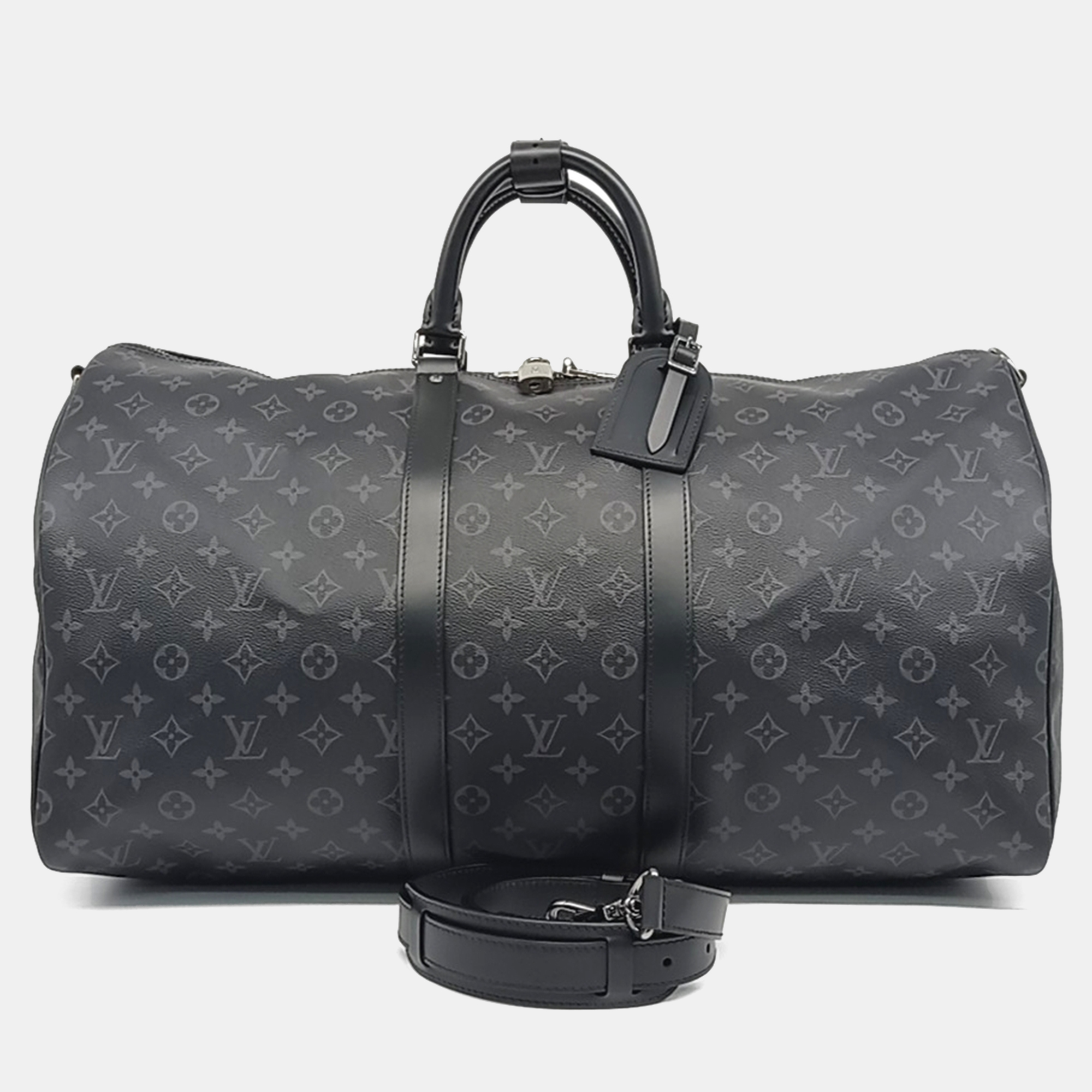 Louis Vuitton Black Leather Bandouliere Eclipse Keepall 55 bag
Louis Vuitton Black Leather Bandouliere Eclipse Keepall 55 bag