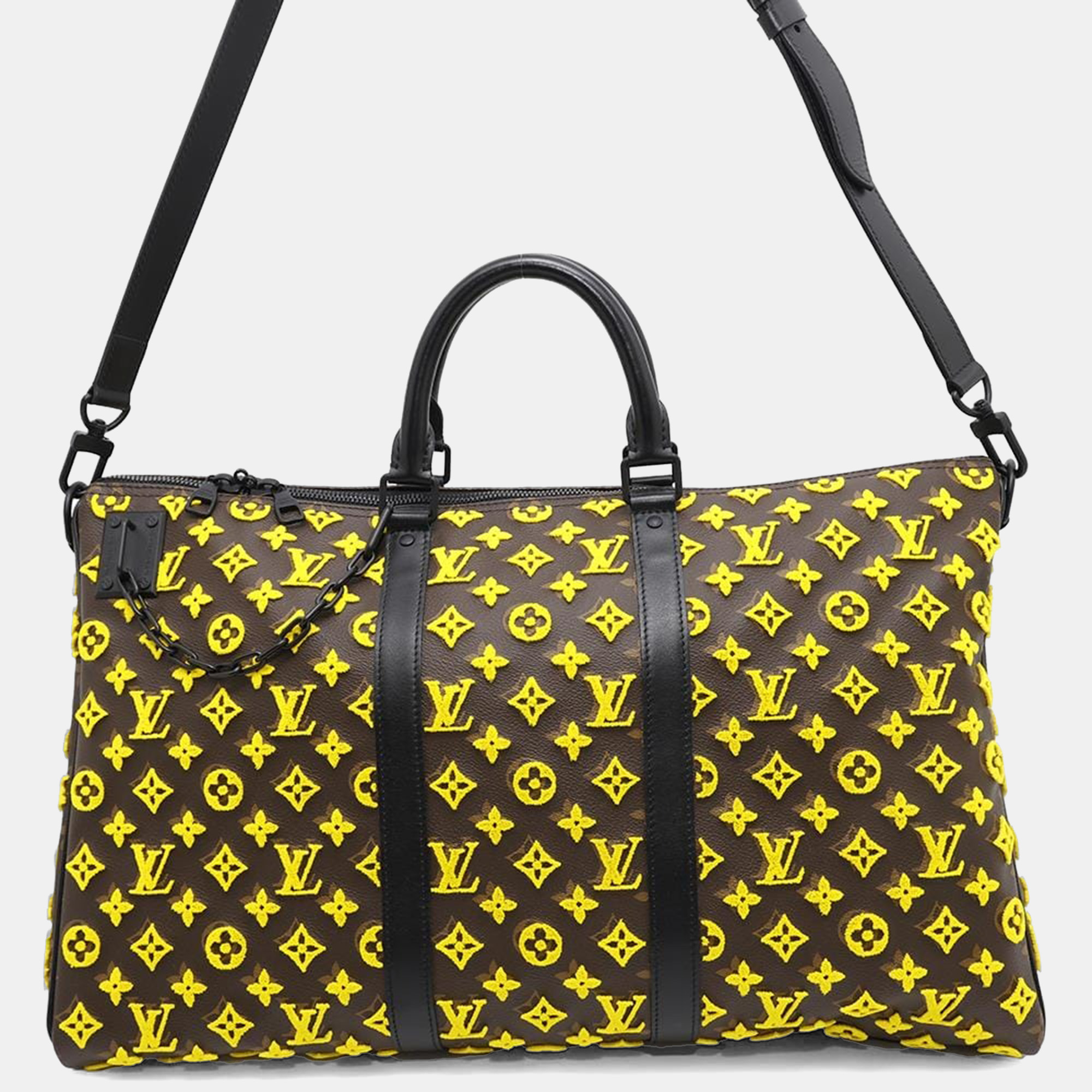 Louis Vuitton Keepall Triangle Yellow/Noir Monogram / Toughtage Size, Black
Louis Vuitton Keepall Triangle Yellow/Noir Monogram / Toughtage Size, Black
