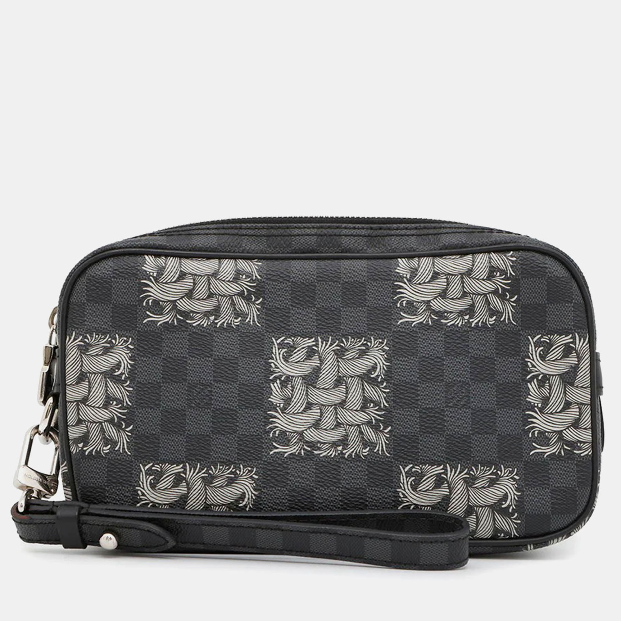 Louis Vuitton Pochette Volga Christopher Nemeth Noir Damier Graphite, Black
Louis Vuitton Pochette Volga Christopher Nemeth Noir Damier Graphite, Black
