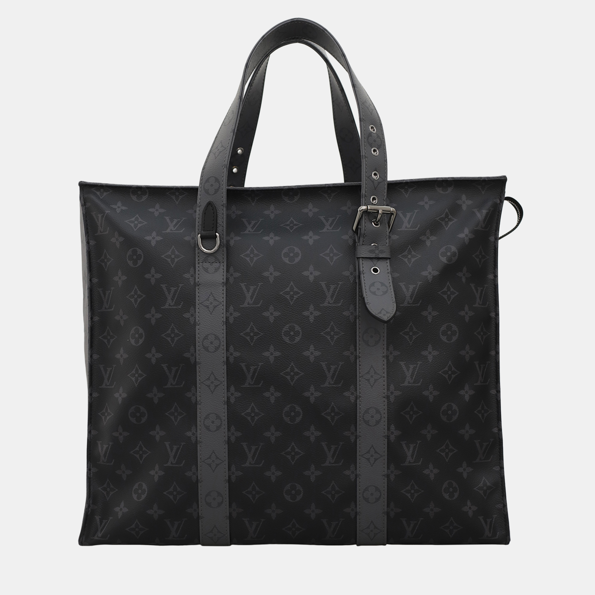 Louis Vuitton New Cabas Zippe Bag Reverse Monogram Eclipse Canvas GM, Black 
Louis Vuitton New Cabas Zippe Bag Reverse Monogram Eclipse Canvas GM, Black