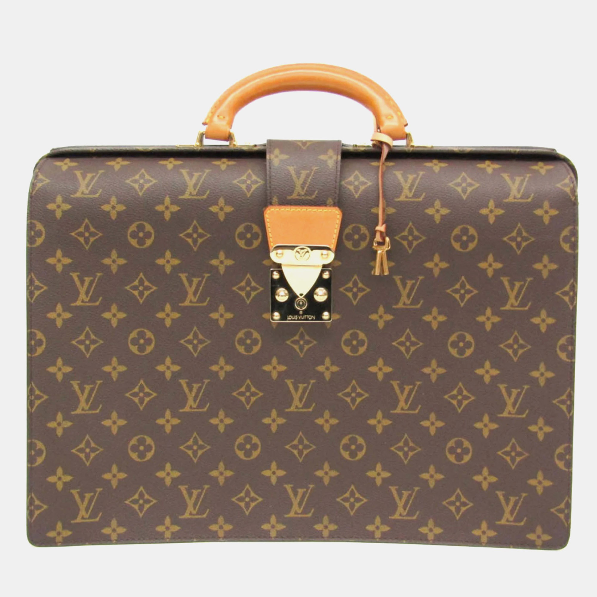 Louis Vuitton Monogram SELVIET Fermoir Briefcase Document Case Brown
Louis Vuitton Monogram SELVIET Fermoir Briefcase Document Case Brown