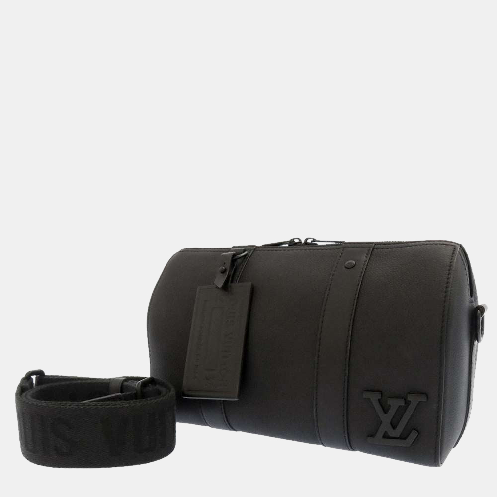 Louis Vuitton - City Keepall Bag - Leather - Black - Men - Luxury