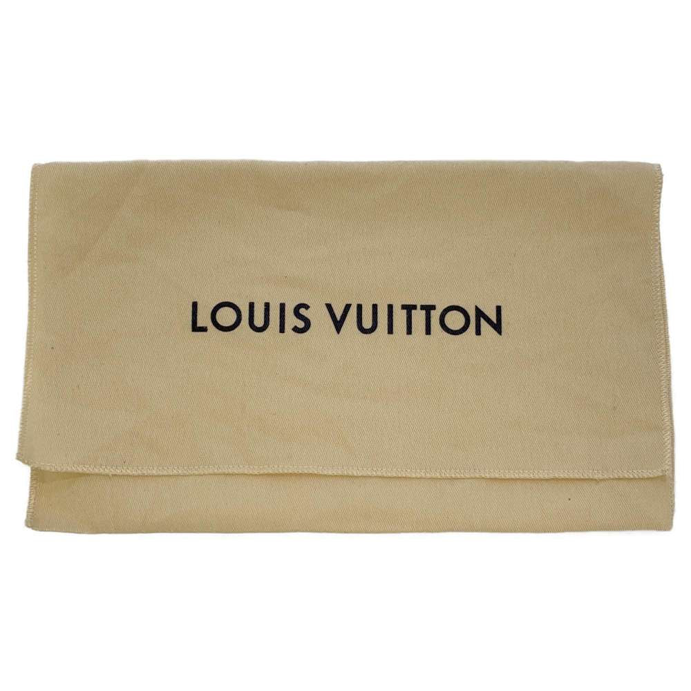 Louis Vuitton Yellow/Blue Monogram Canvas Vertical Trunk Pochette