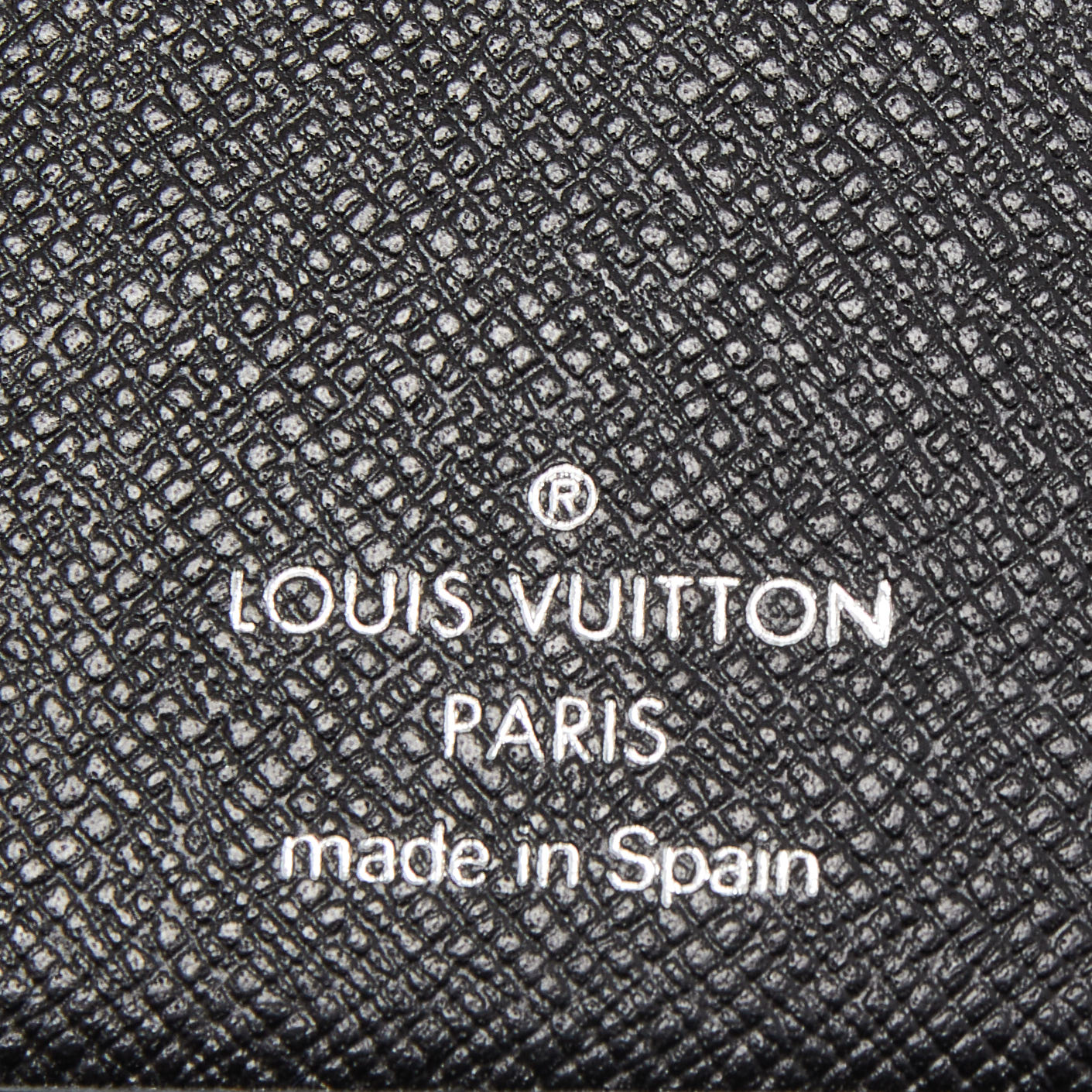 Louis Vuitton Black Taiga Leather Bifold Wallet