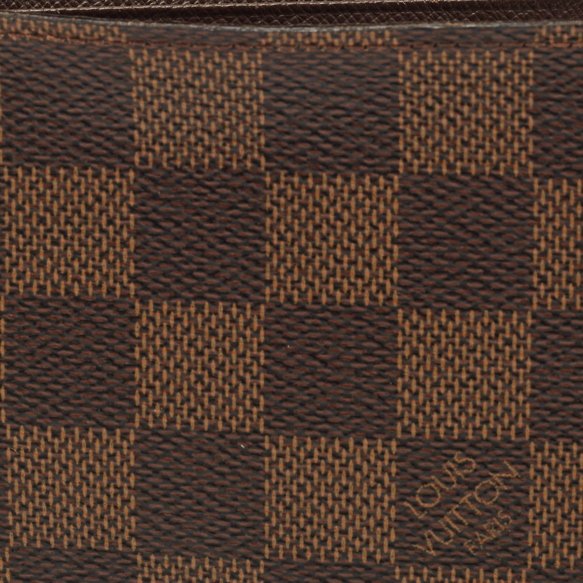 Louis Vuitton Damier Ebene Canvas Slender Wallet