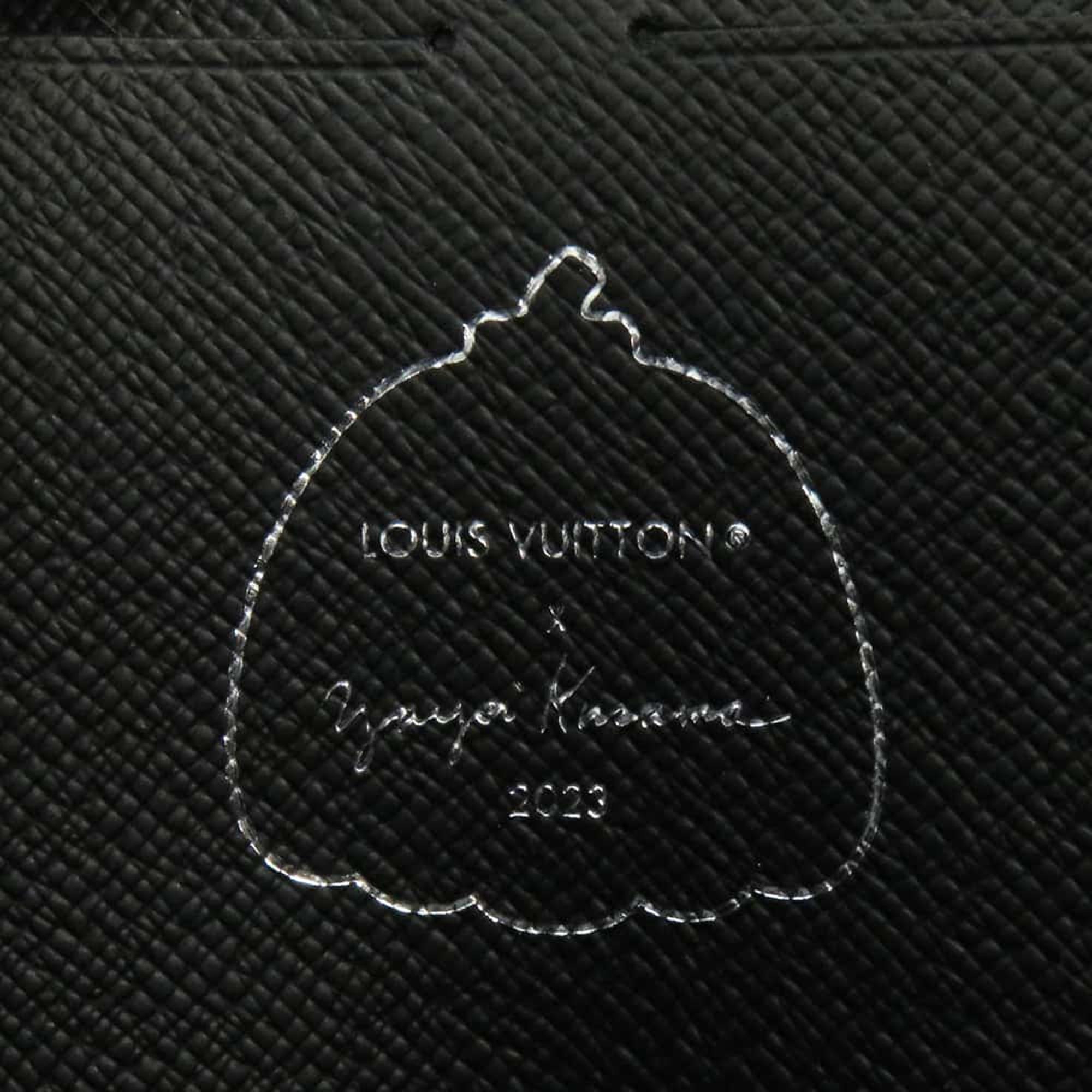 Louis Vuitton X Yayoi Kusama Black Monogram  Eclipse Canvas Voyage Pochette