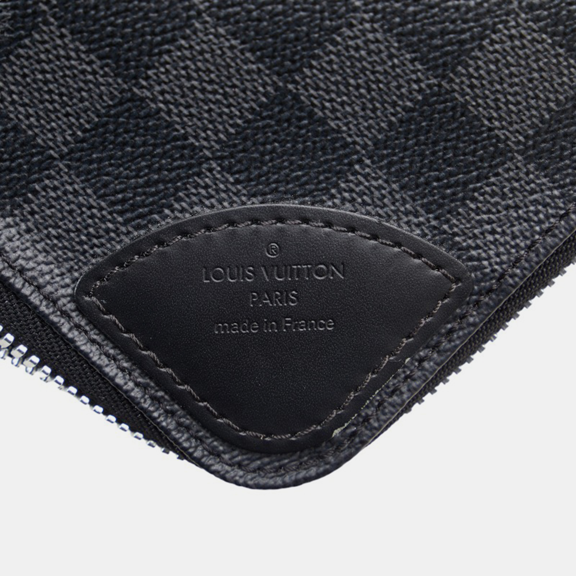 Louis Vuitton Black Damier Graphite Canvas Horizon Accessories Pouch