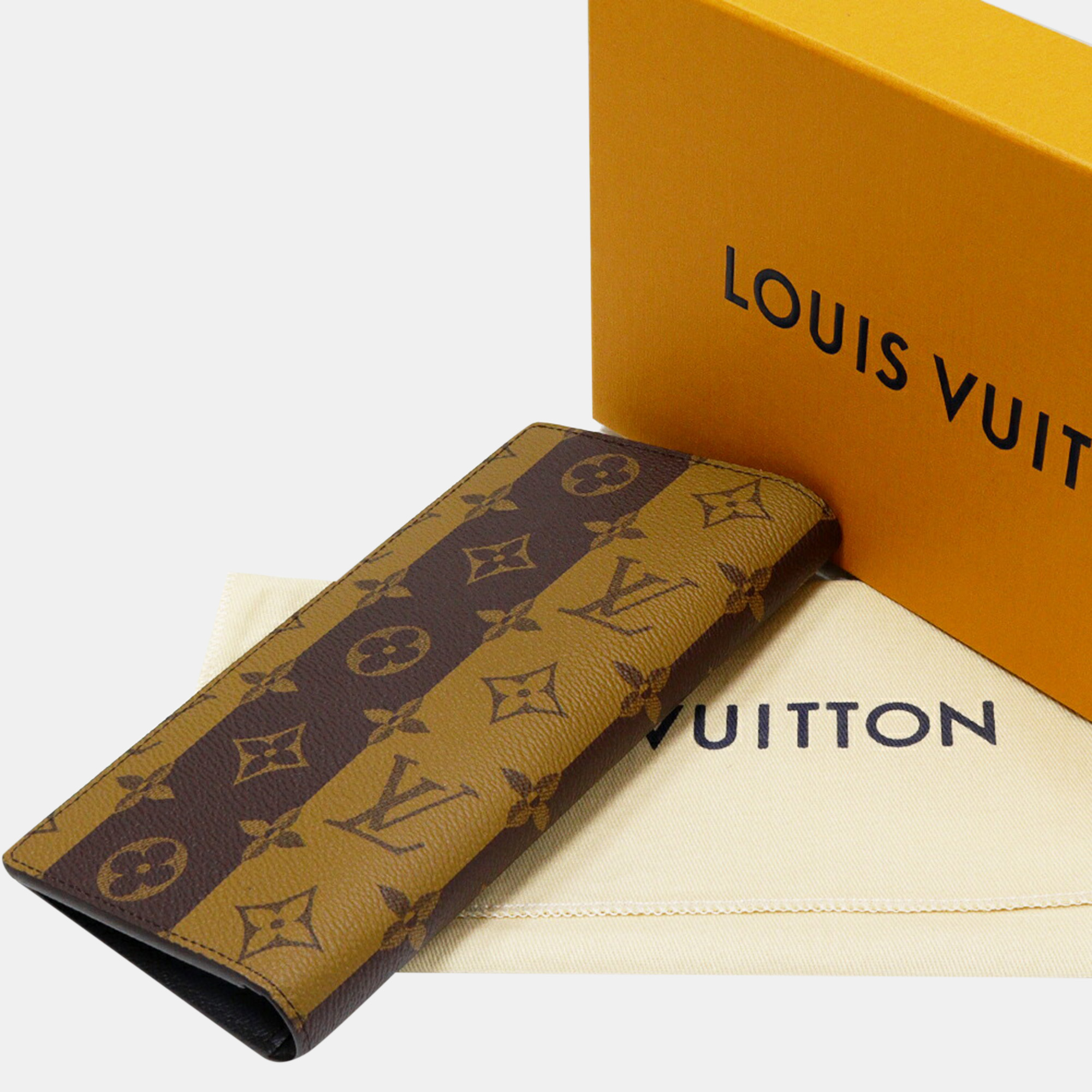 Louis Vuitton Brown Monogram Canvas Nigo Brazza Bifold Wallet
