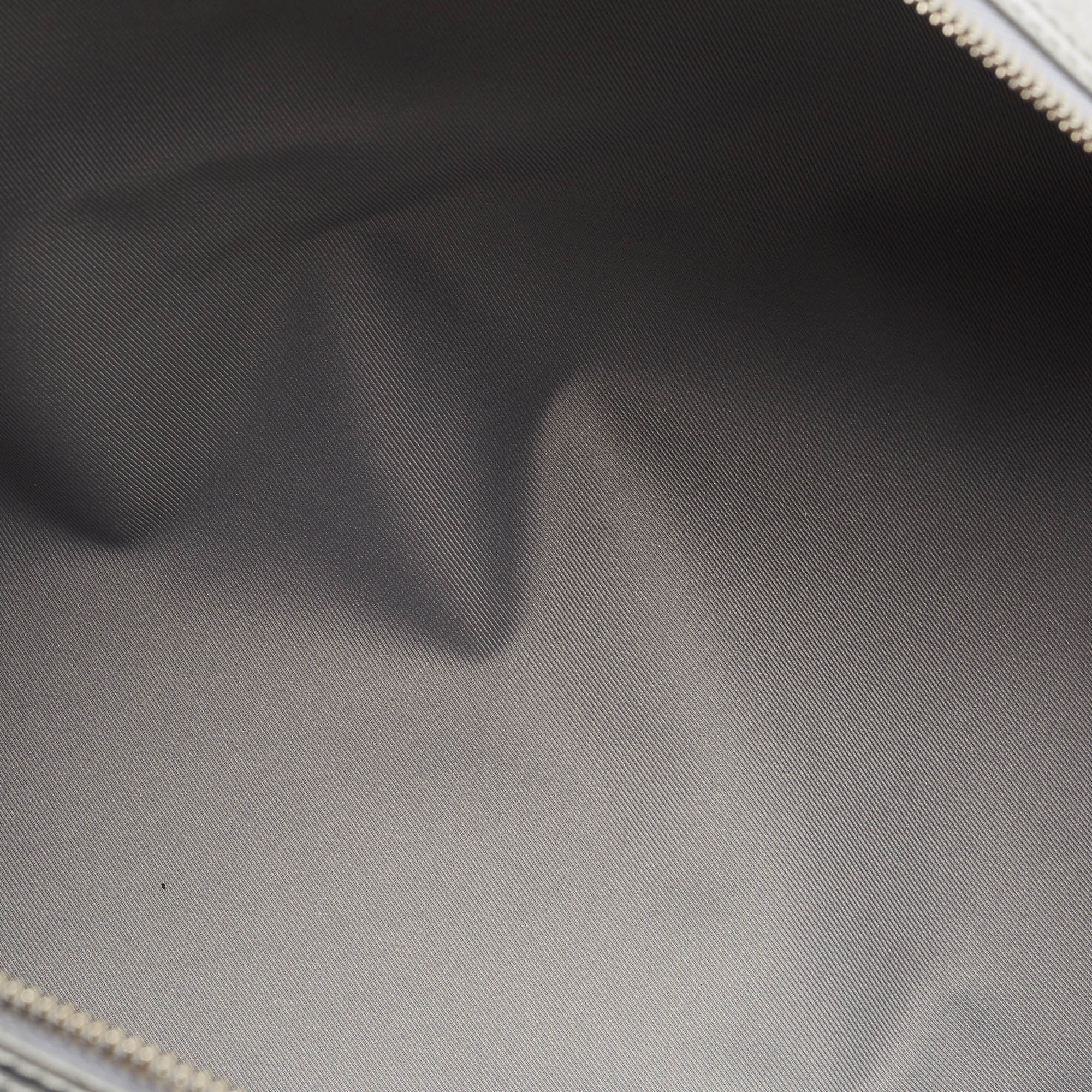 Louis Vuitton Silver Monogram Miroir Keepall Bandouliere 50 Bag