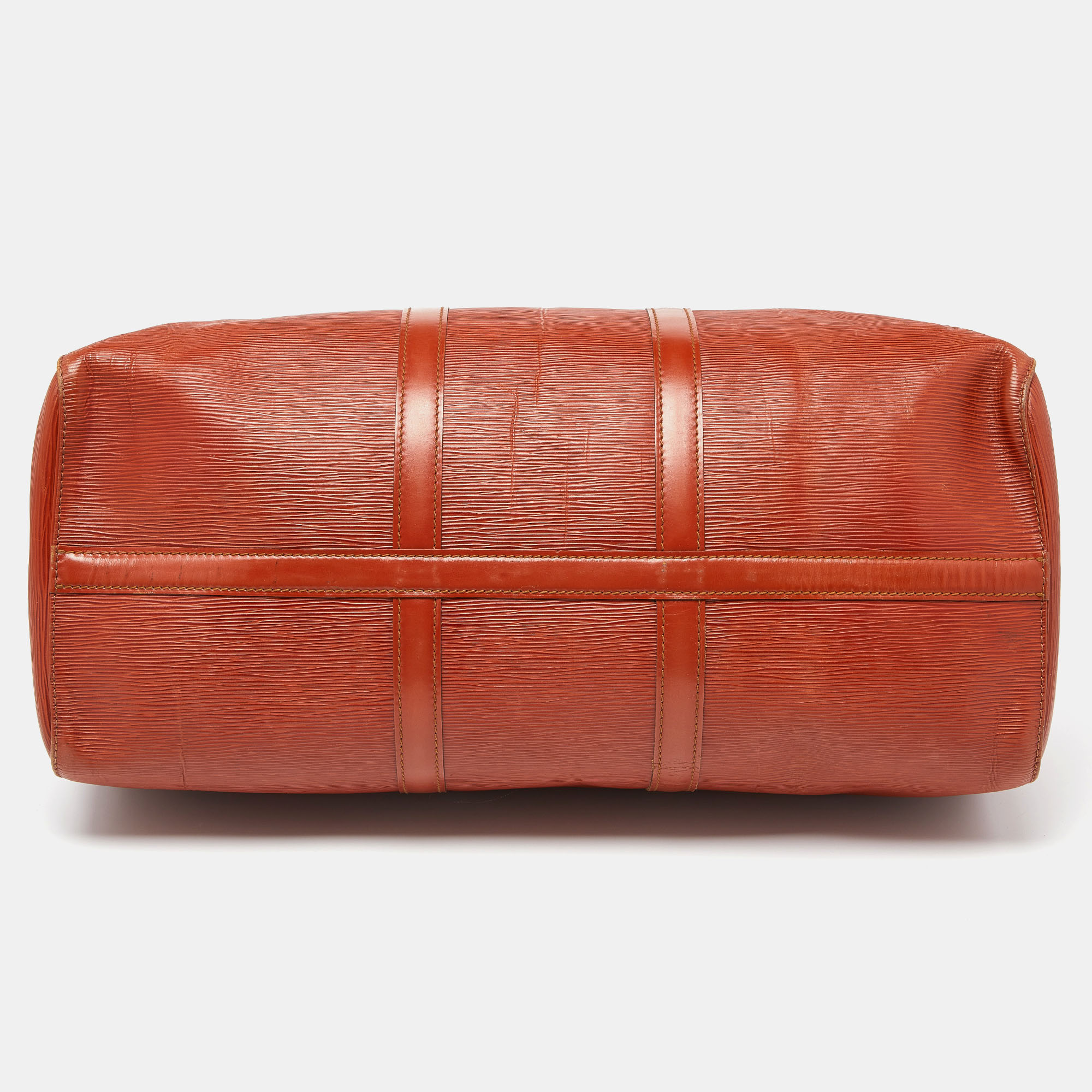 Louis Vuitton Cipango Gold Epi Leather Keepall 50 Bag