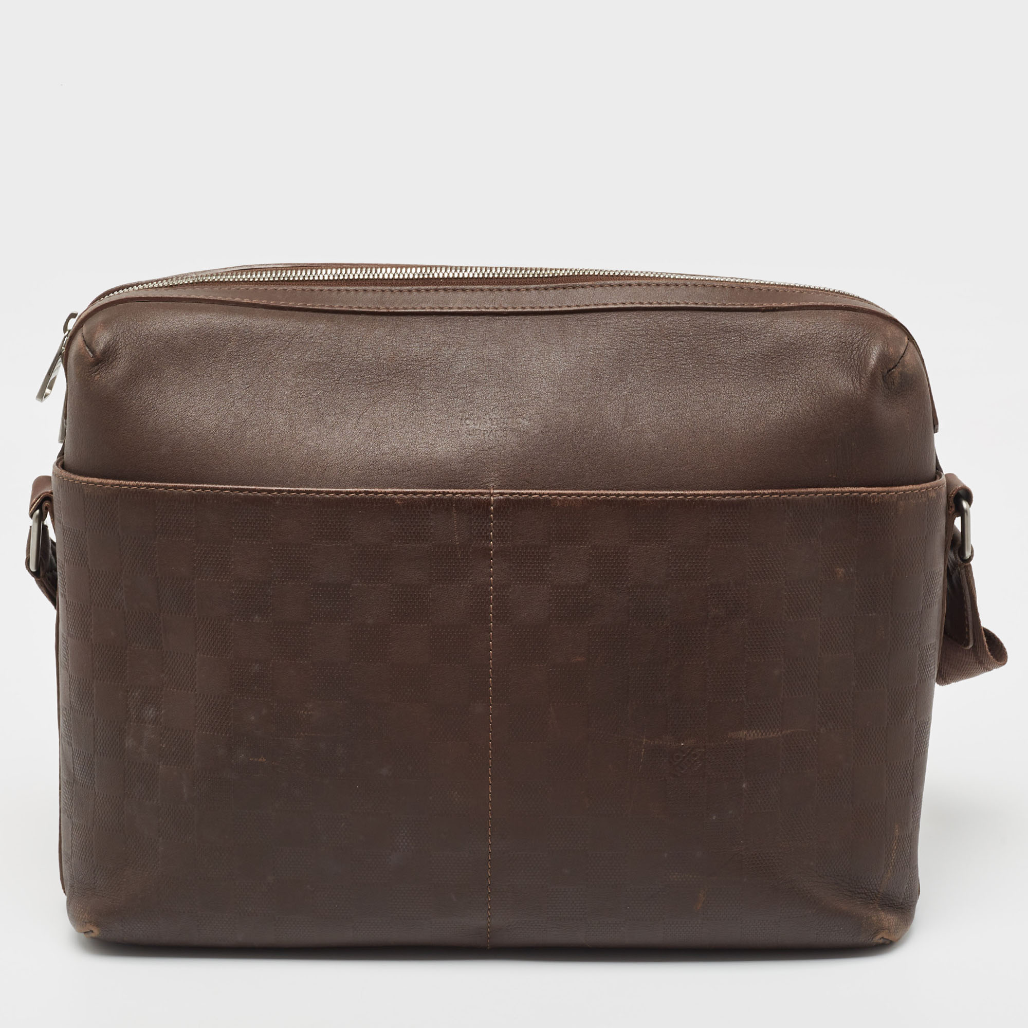 Louis Vuitton Brown Damier Infini Leather Calypso Messenger GM Bag