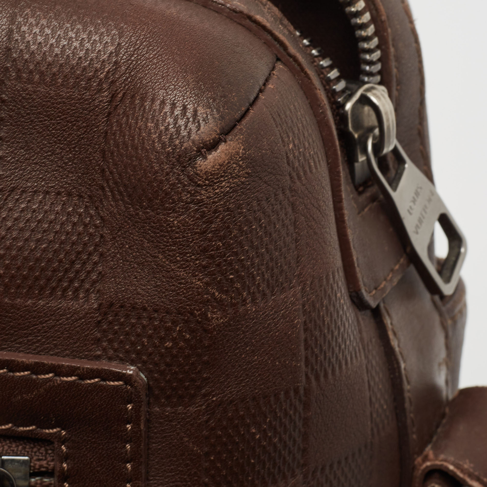 Louis Vuitton Brown Damier Infini Leather Calypso Messenger GM Bag