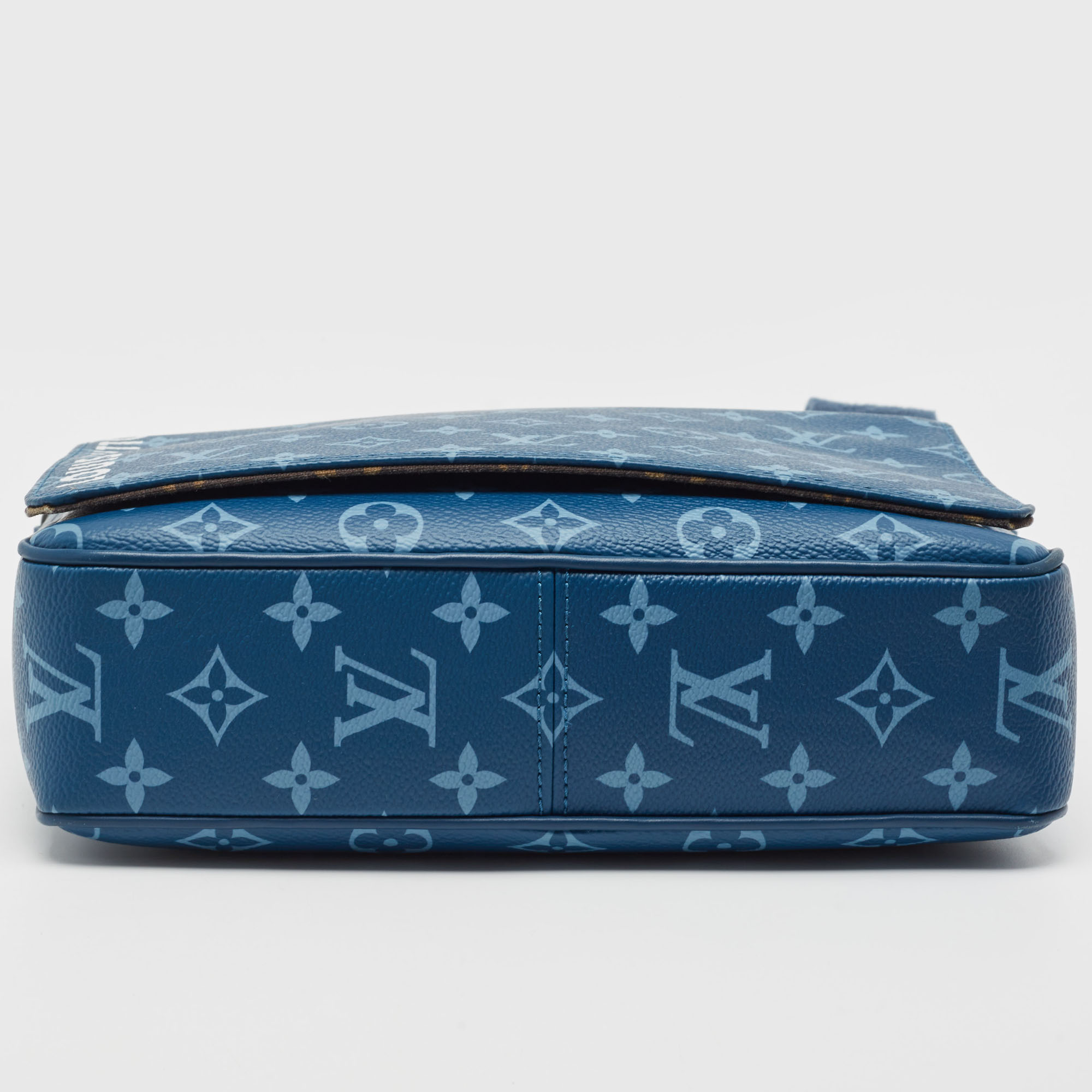 Louis Vuitton Atlantic Blue Canvas District PM Bag