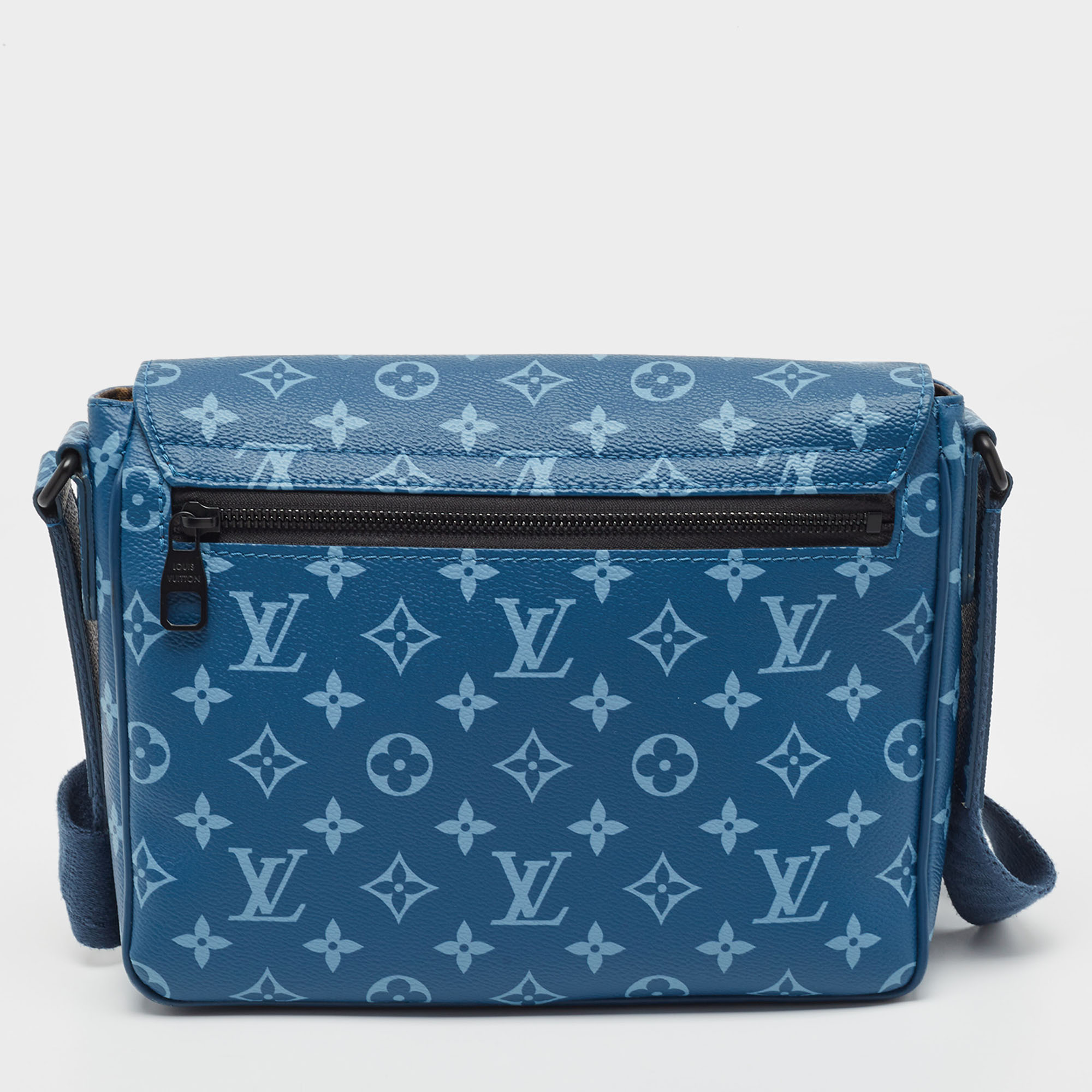 Louis Vuitton Atlantic Blue Canvas District PM Bag