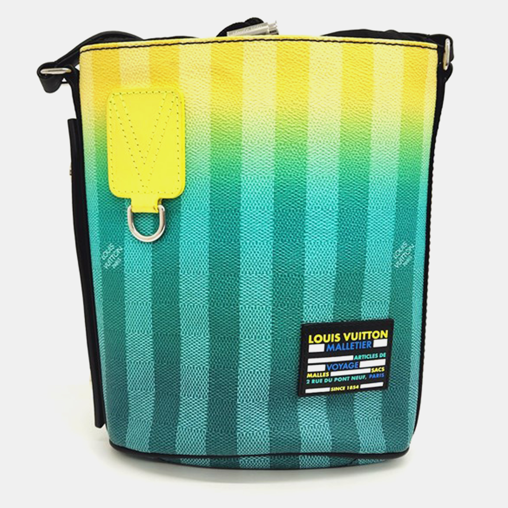 Louis vuitton multicolor canvas sac marine bb bucket bag