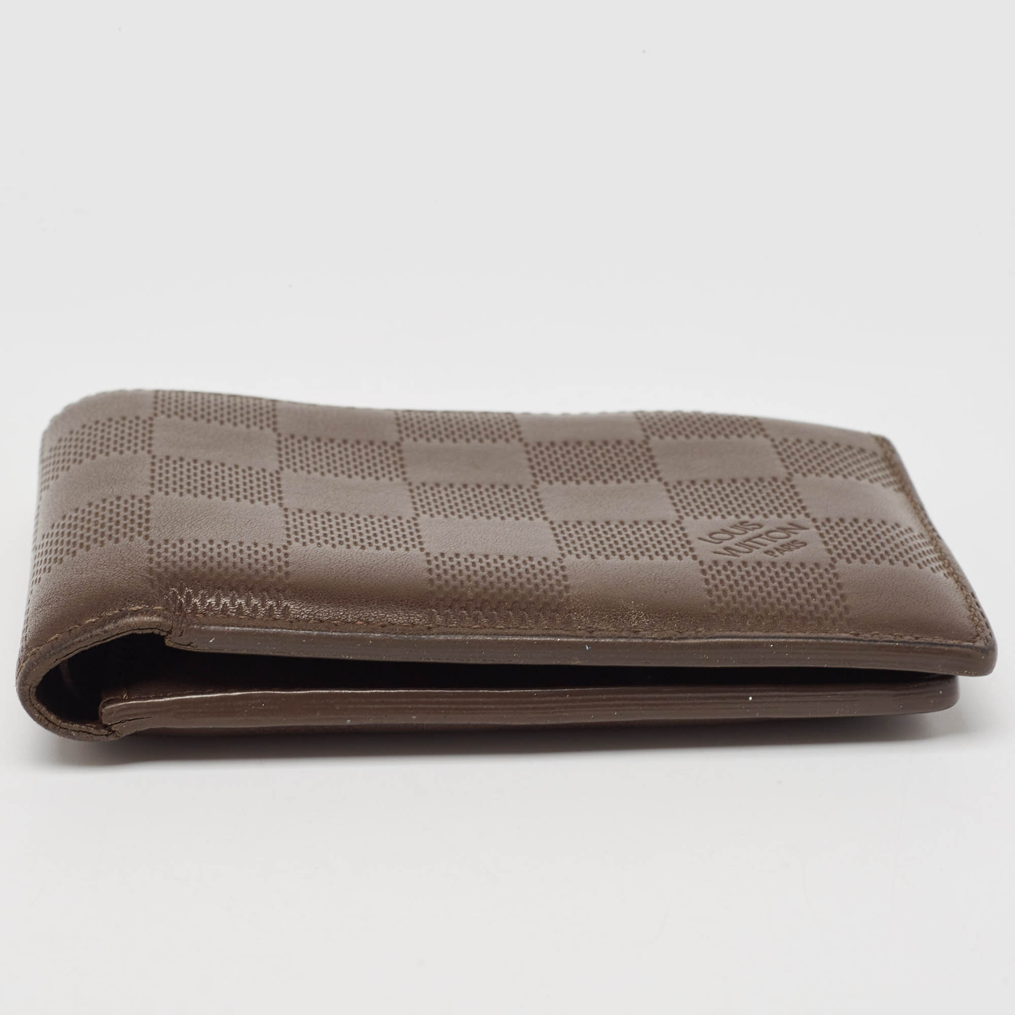 Louis Vuitton Brown Damier Infini Leather Multiple Wallet