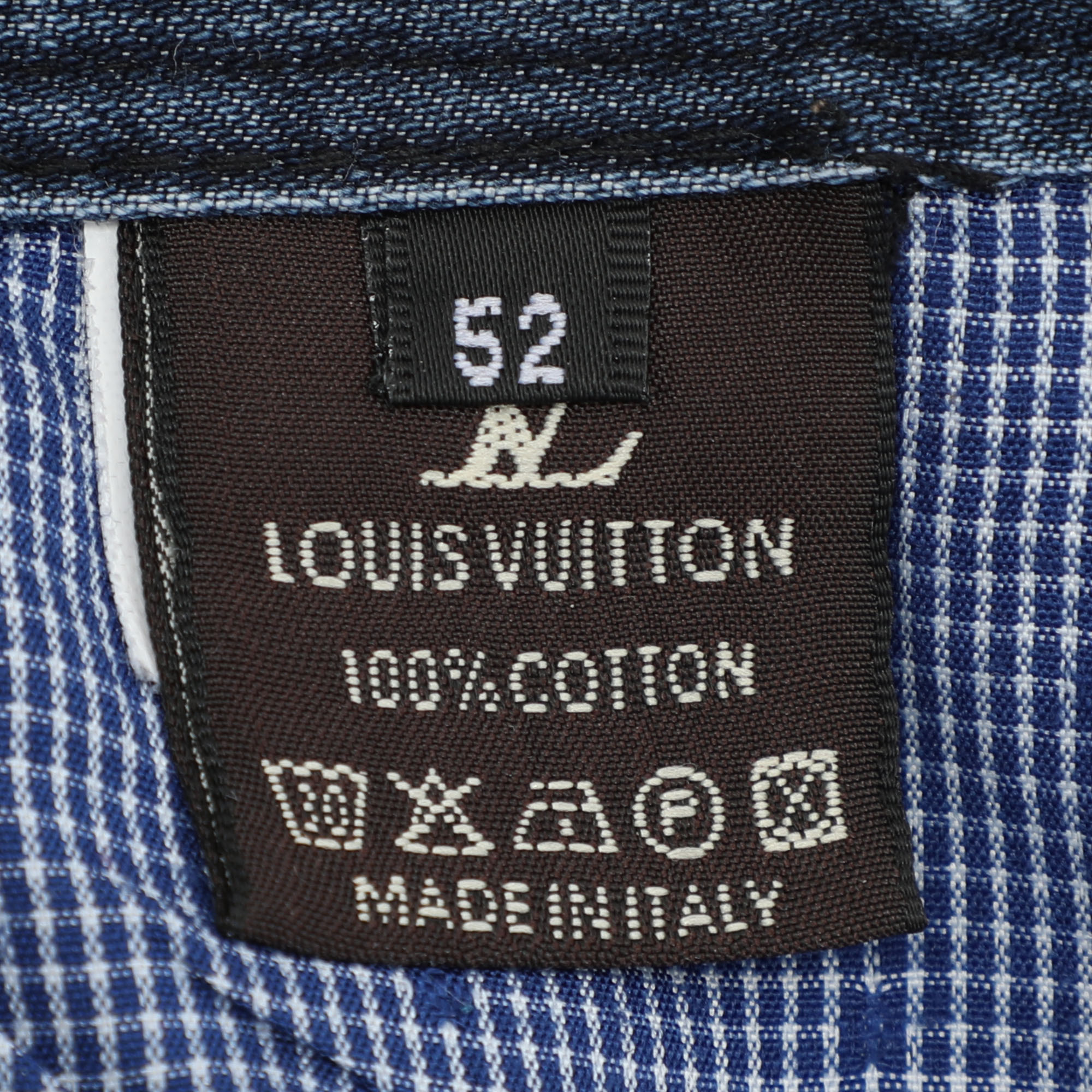 Louis Vuitton Blue Denim Jeans XL