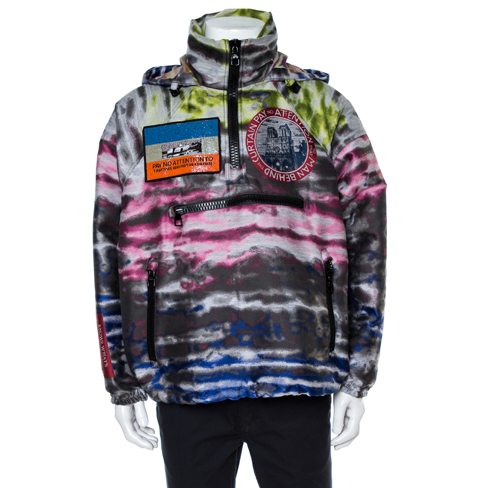 Image of Louis Vuitton Multicolor Plain Rainbow Graphic Windbreaker M