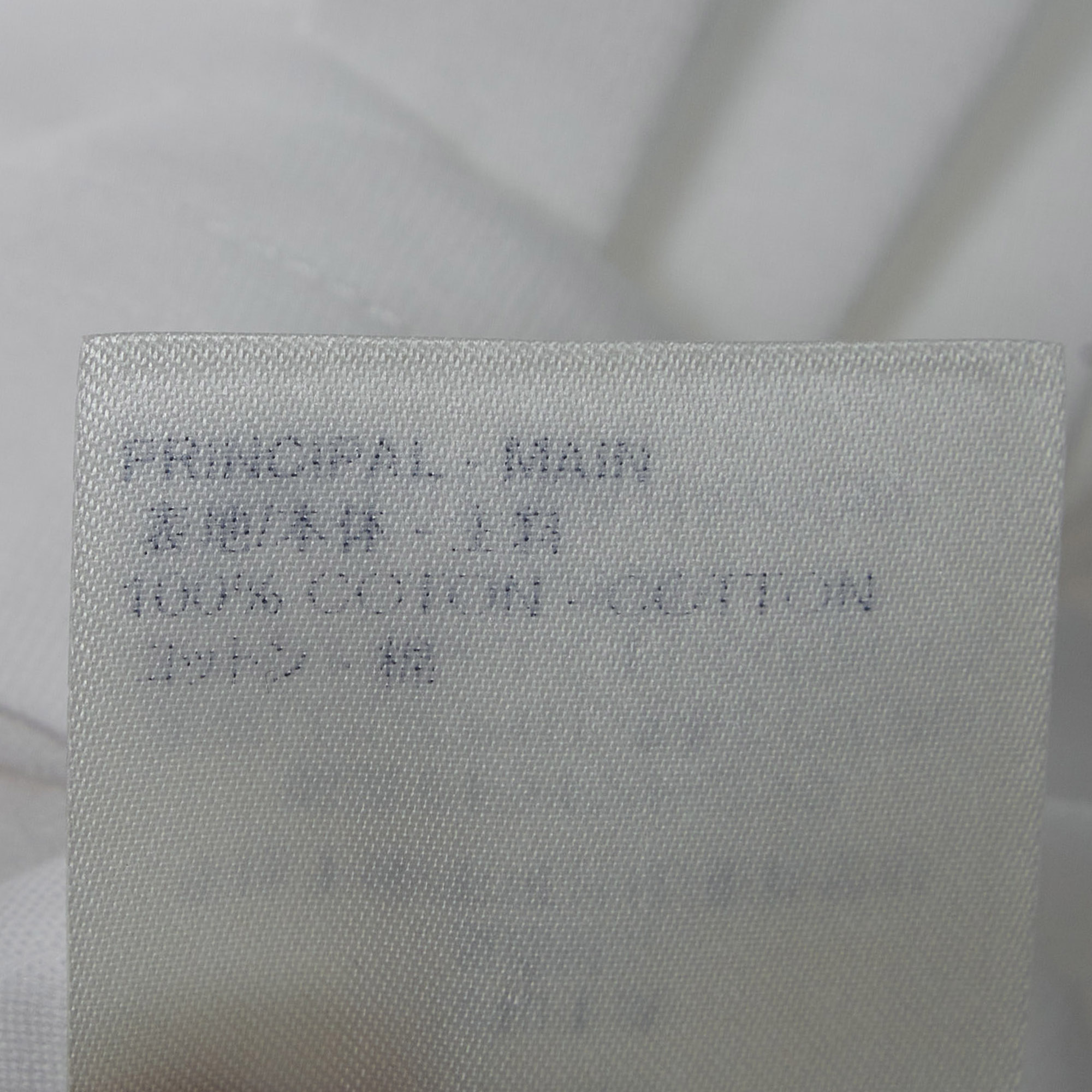 Louis Vuitton White Logo Embroidered Cotton Half Sleeve T-Shirt L