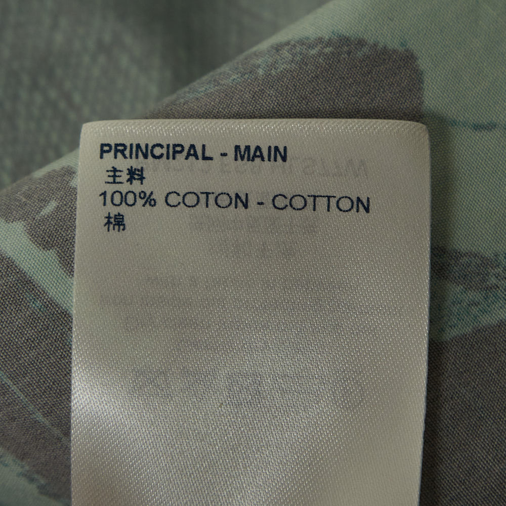 Louis Vuitton Green/Black Printed Cotton Oversized Shirt S