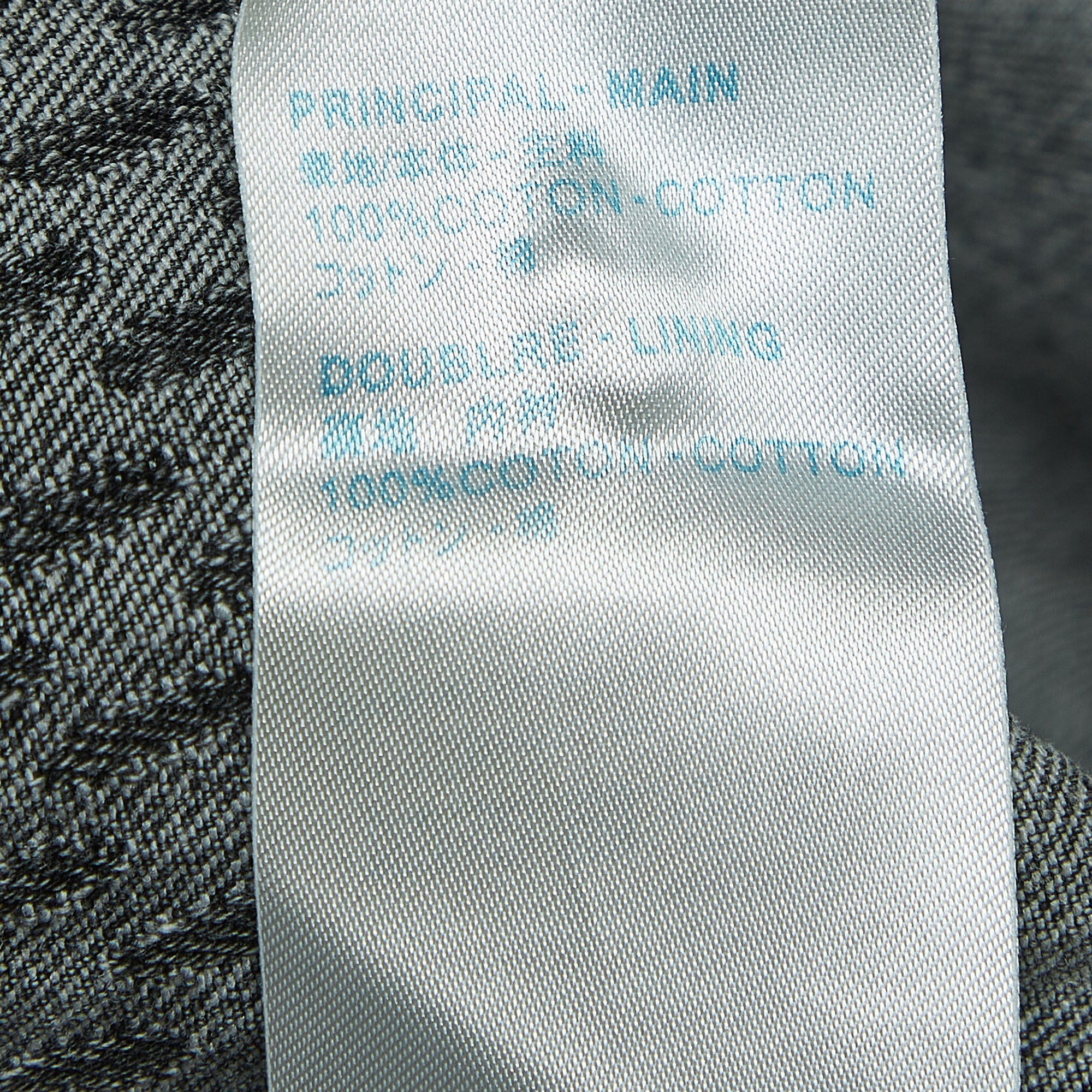Louis Vuitton Virgil Abloh X Nigo Grey Monogram Denim Jacket L