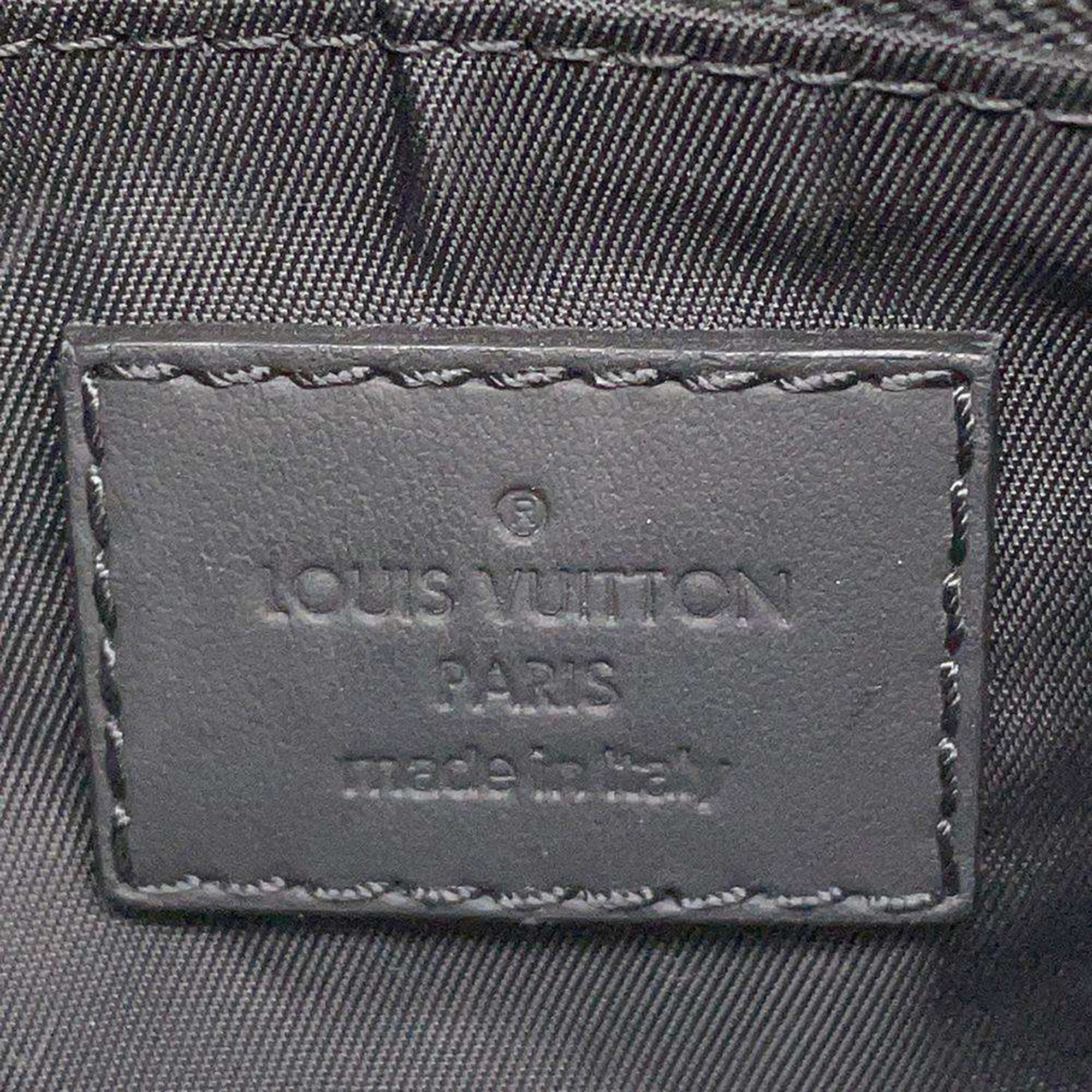 Louis Vuitton Blue/Yellow Striped Canvas Sac Marin Shoulder Bag