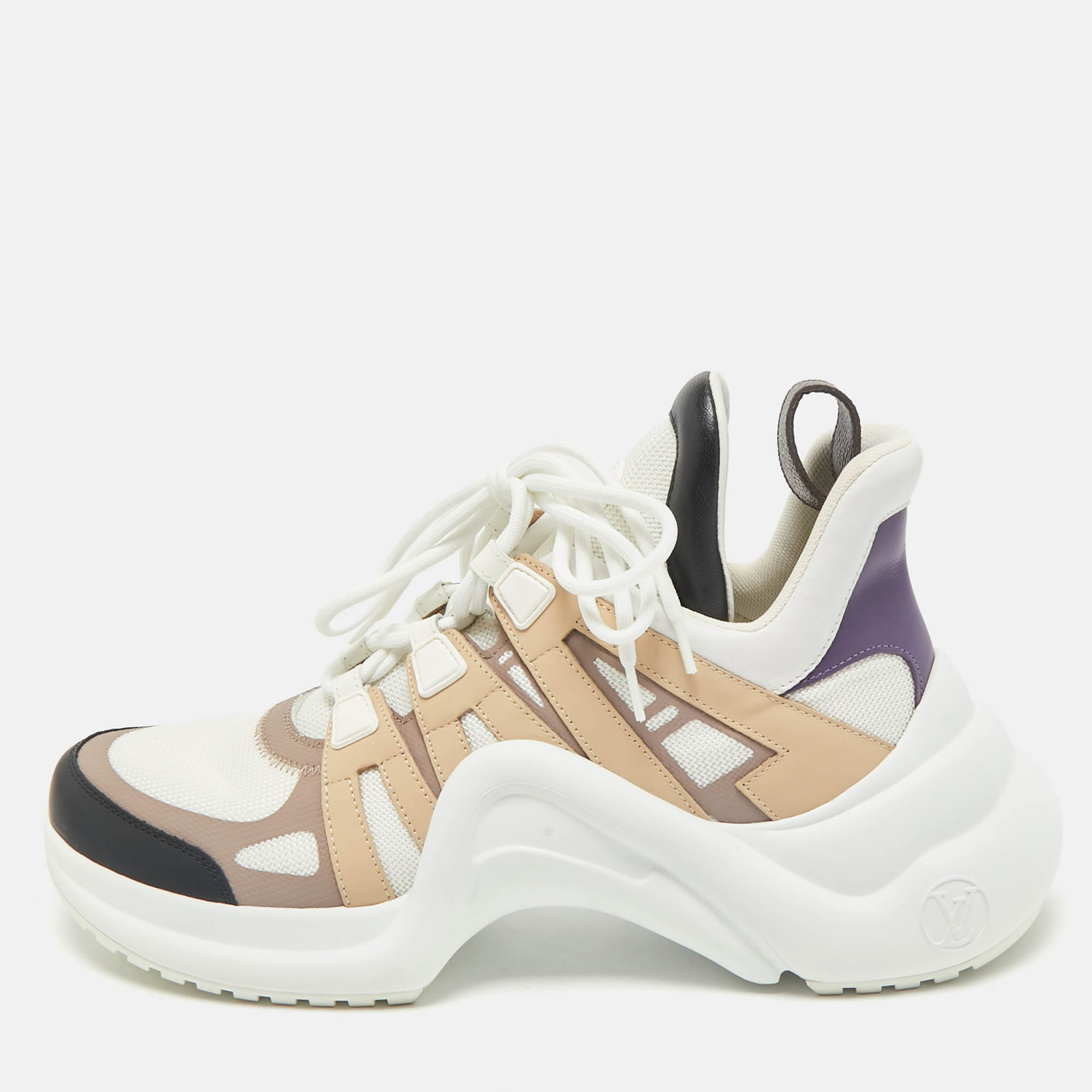 Louis Vuitton Tricolour Mesh and Leather Archlight High Top Sneakers Size, Multicolor
Louis Vuitton Tricolour Mesh and Leather Archlight High Top Sneakers Size, Multicolor