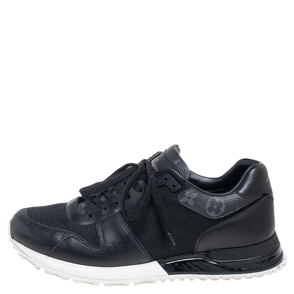 Louis Vuitton Black Monogram Canvas and Mesh Run Away Lace Up Sneakers Size
Louis Vuitton Black Monogram Canvas and Mesh Run Away Lace Up Sneakers Size