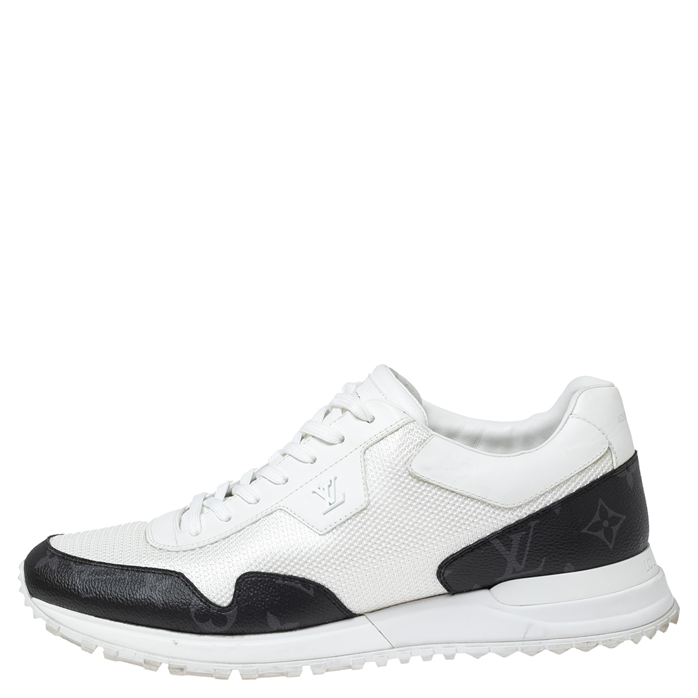 Louis Vuitton White/Brown Mesh and Monogram Canvas Run-Away Low-Top Sneakers Size
Louis Vuitton White/Brown Mesh and Monogram Canvas Run-Away Low-Top Sneakers Size