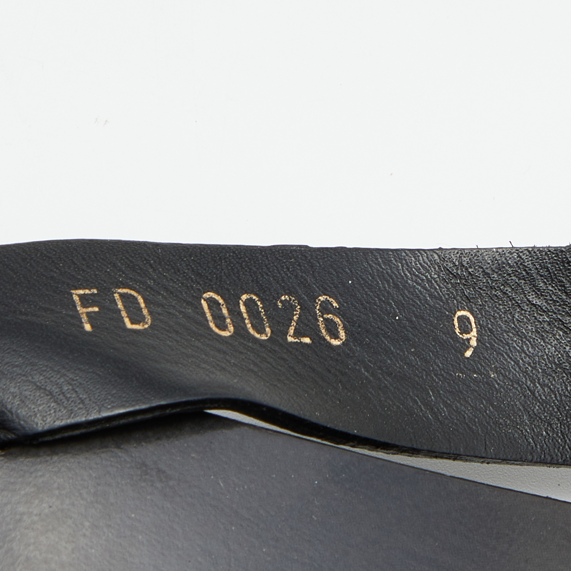 Louis Vuitton Black Damier Leather Flat Thong Sandals Size 43