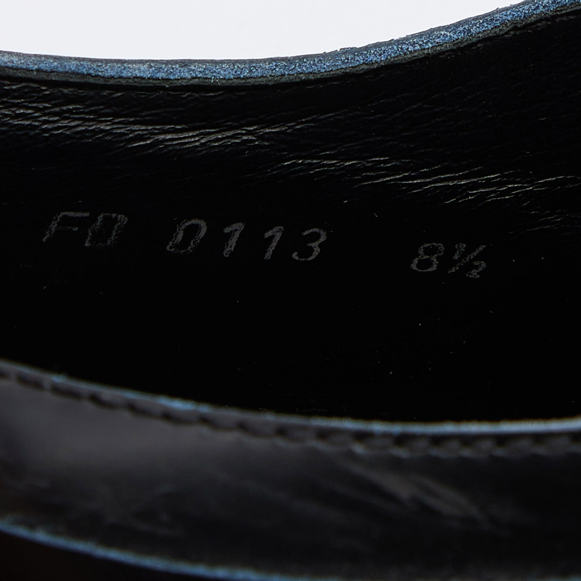 Louis Vuitton Black Leather Lace Up Oxfords Size 42.5