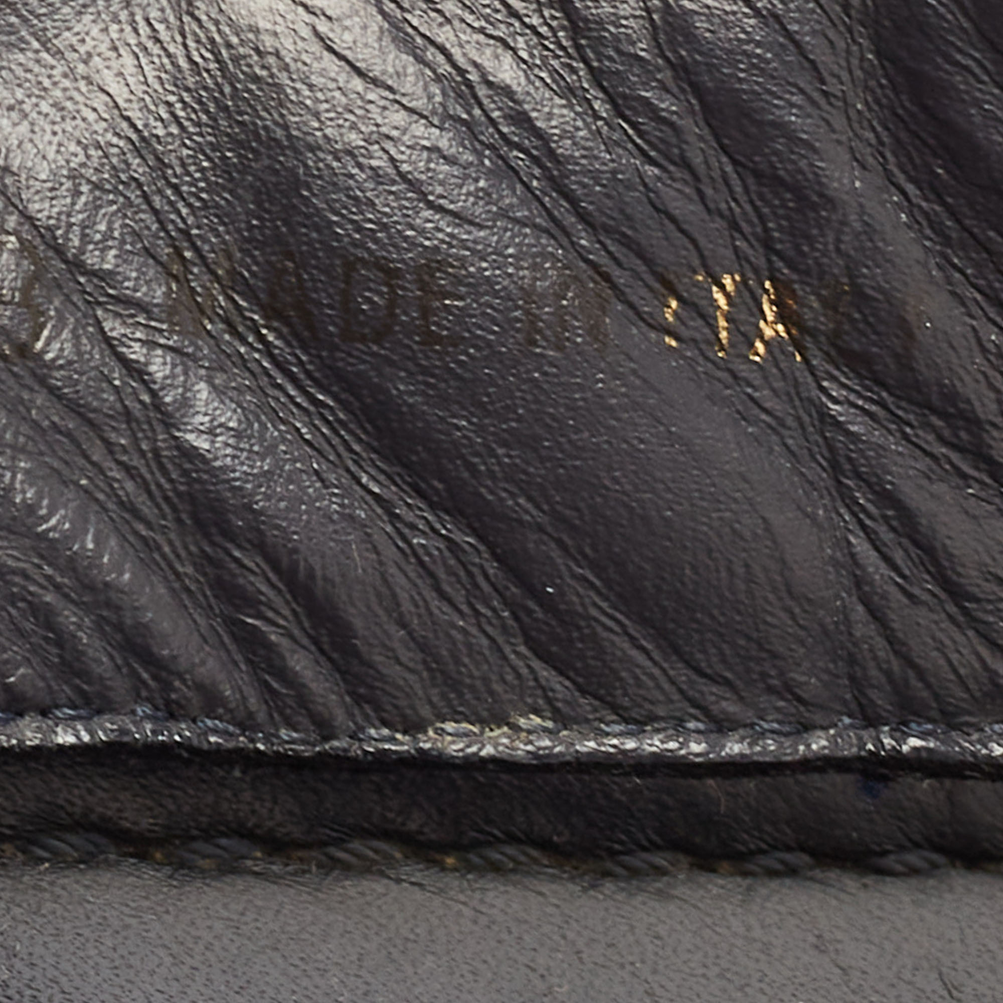 Louis Vuitton Tricolor Leather And Canvas Cross Strap Slides Size 42