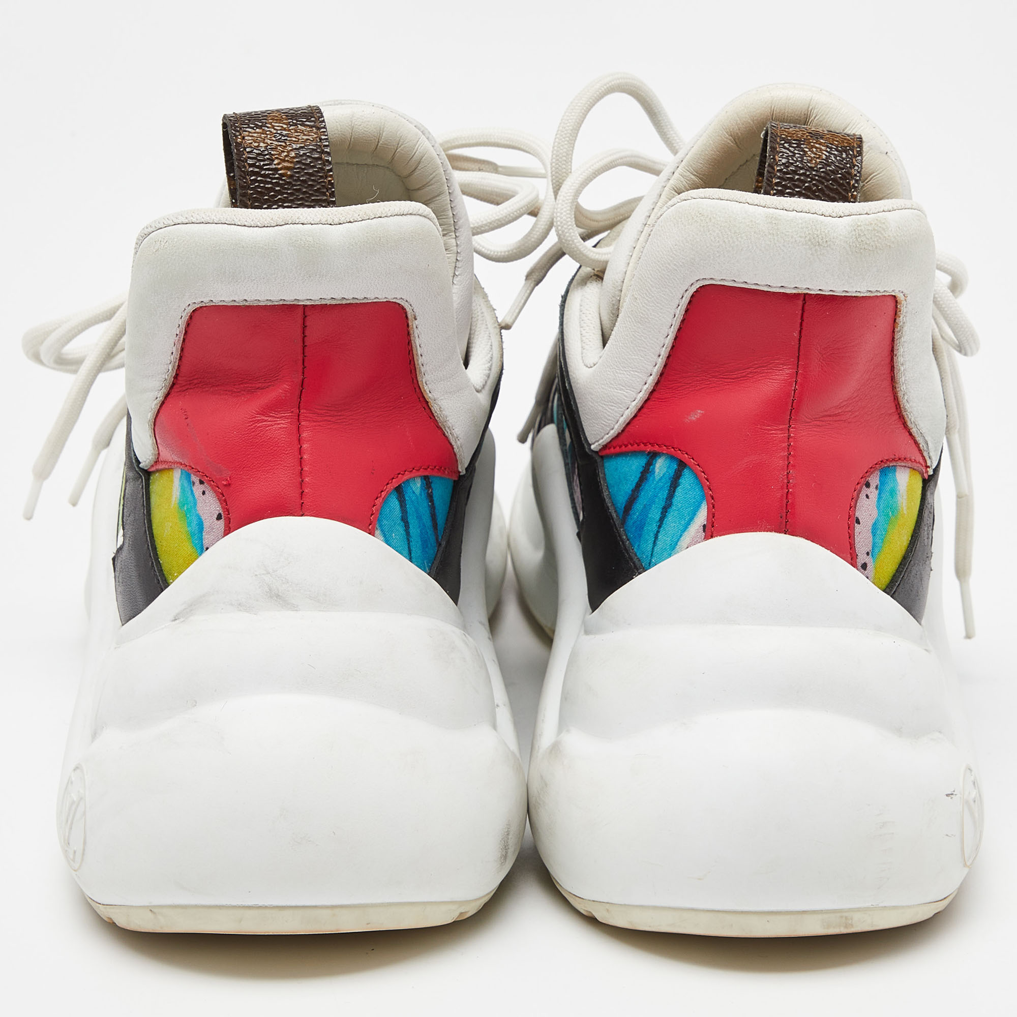 Louis Vuitton Multicolor Nylon And Leather Archlight Sneakers Size 40