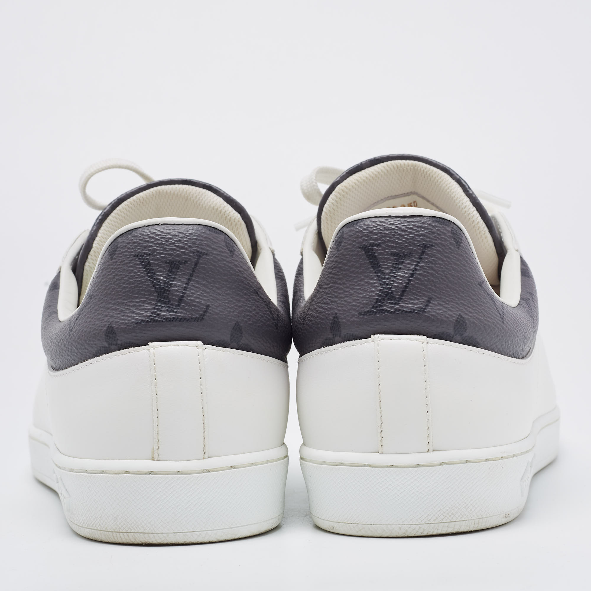 Louis Vuitton White Leather Luxembourg Sneakers Size 41
