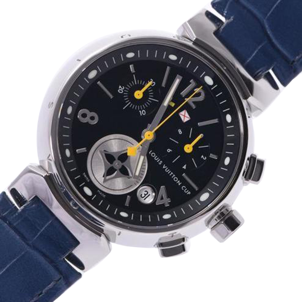 Louis Vuitton Black Stainless Steel Tambour Lovely Cup MM Q132G Quartz Men's Wristwatch
Louis Vuitton Black Stainless Steel Tambour Lovely Cup MM Q132G Quartz Men's Wristwatch