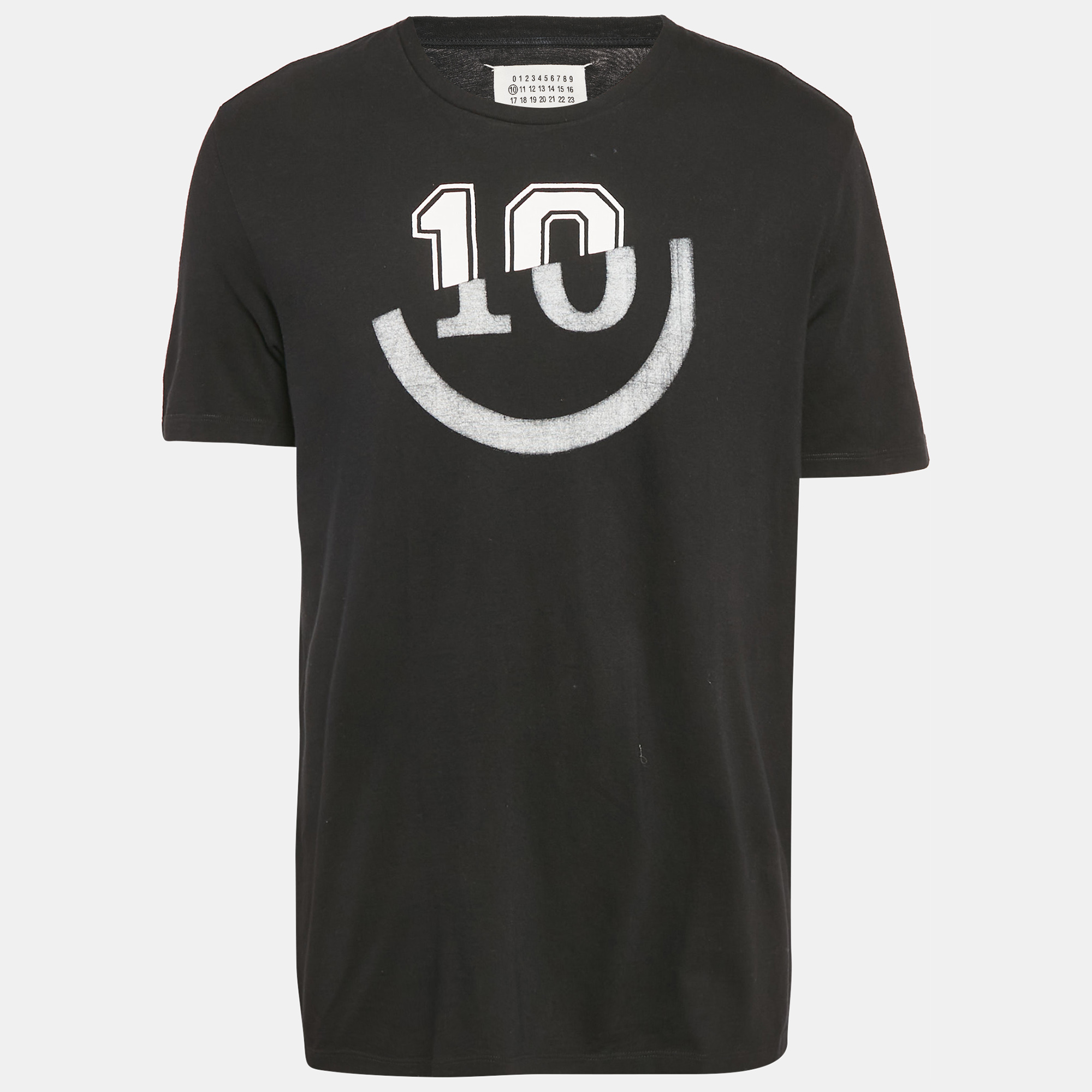 Maison Martin Margiela Black Printed Jersey Crewneck T-Shirt XL
Maison Martin Margiela Black Printed Jersey Crewneck T-Shirt XL