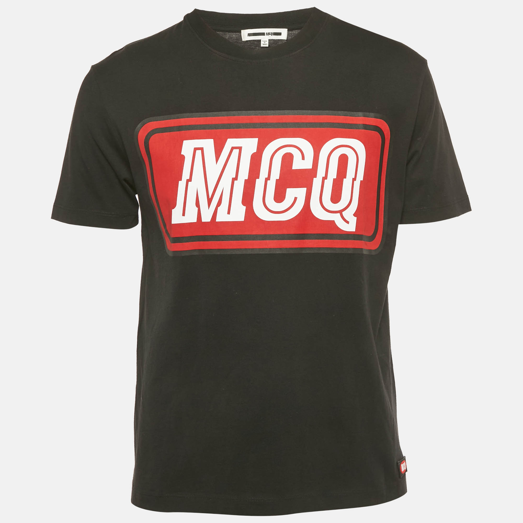 Printed Cotton Jersey T-Shirt M - McQ by Alexander McQueen - Modalova
