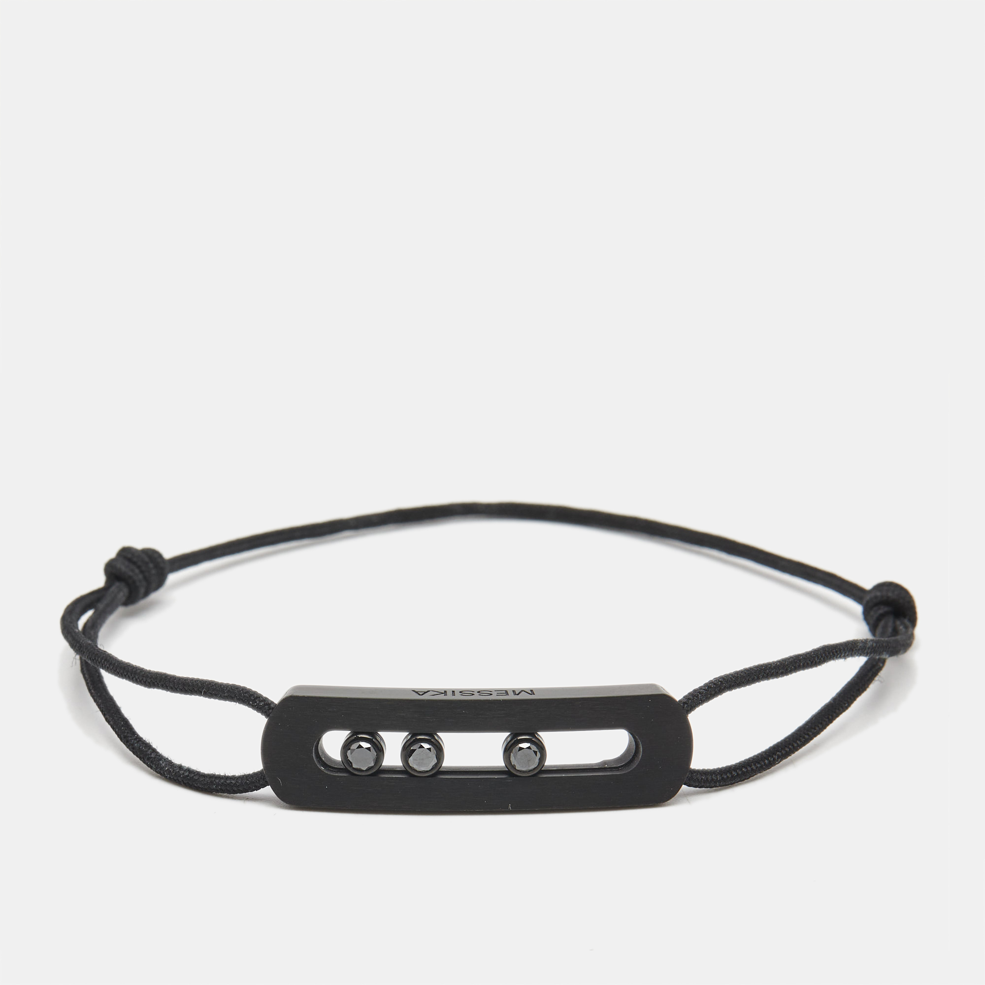 Move Titanium Diamond Cord Bracelet - Messika - Modalova