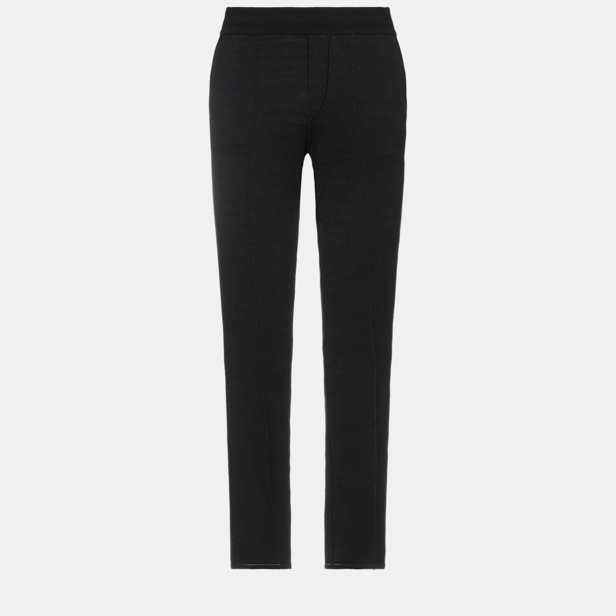 Missoni black wool tapered trousers l (it 50)