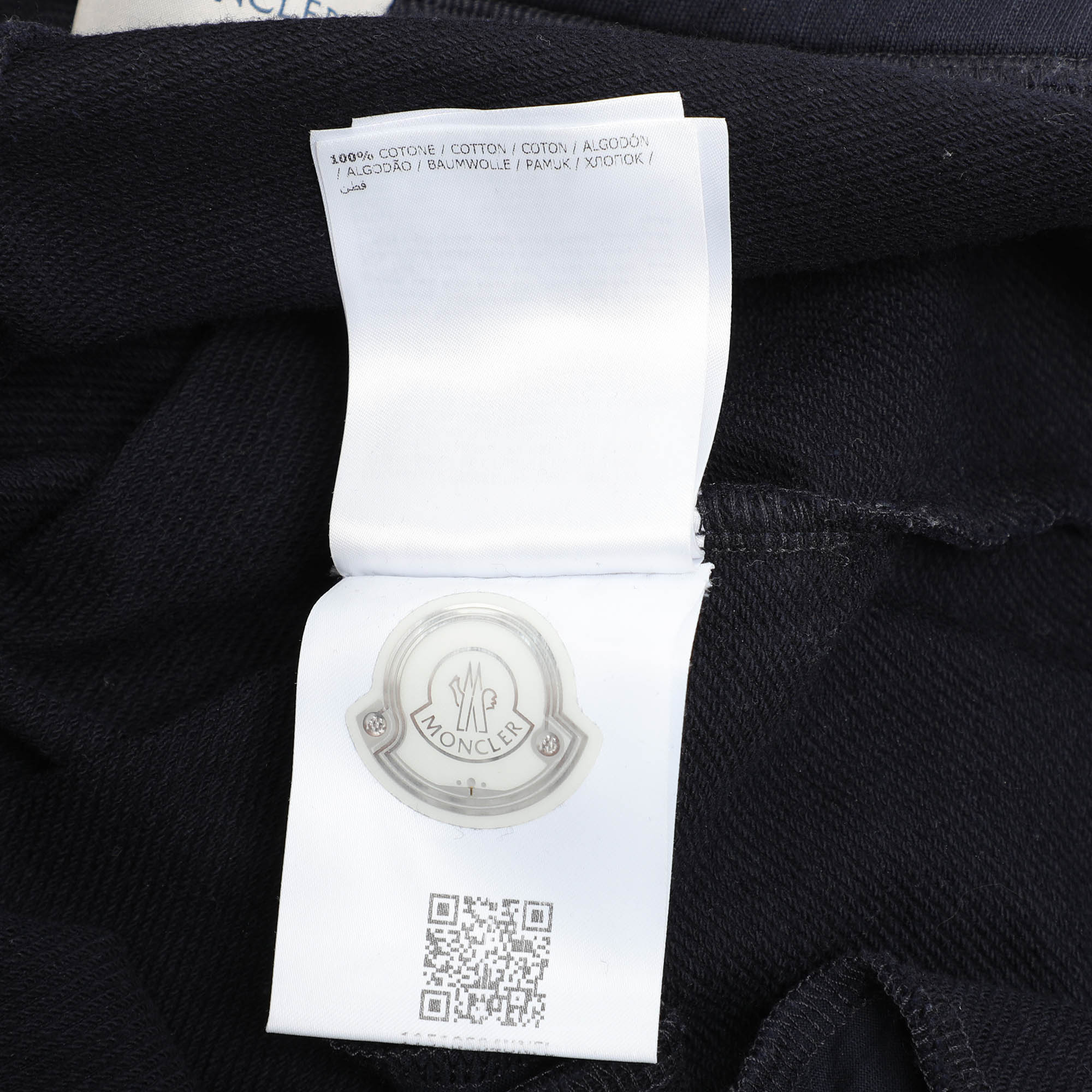 Moncler Navy Blue Cotton Drawstring Track Pant XL