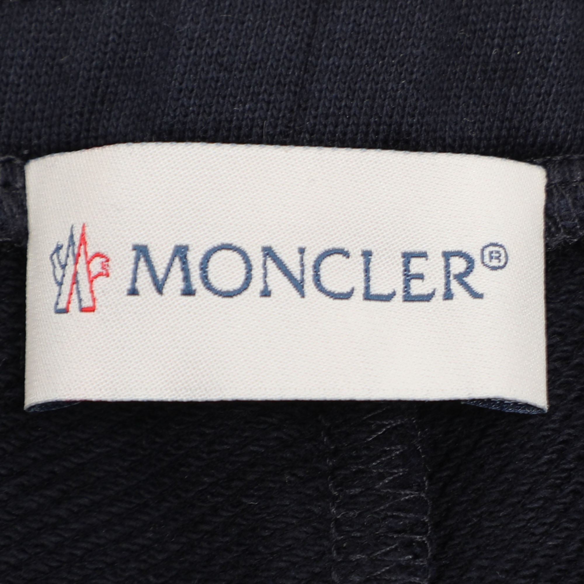 Moncler Navy Blue Cotton Drawstring Track Pant XL