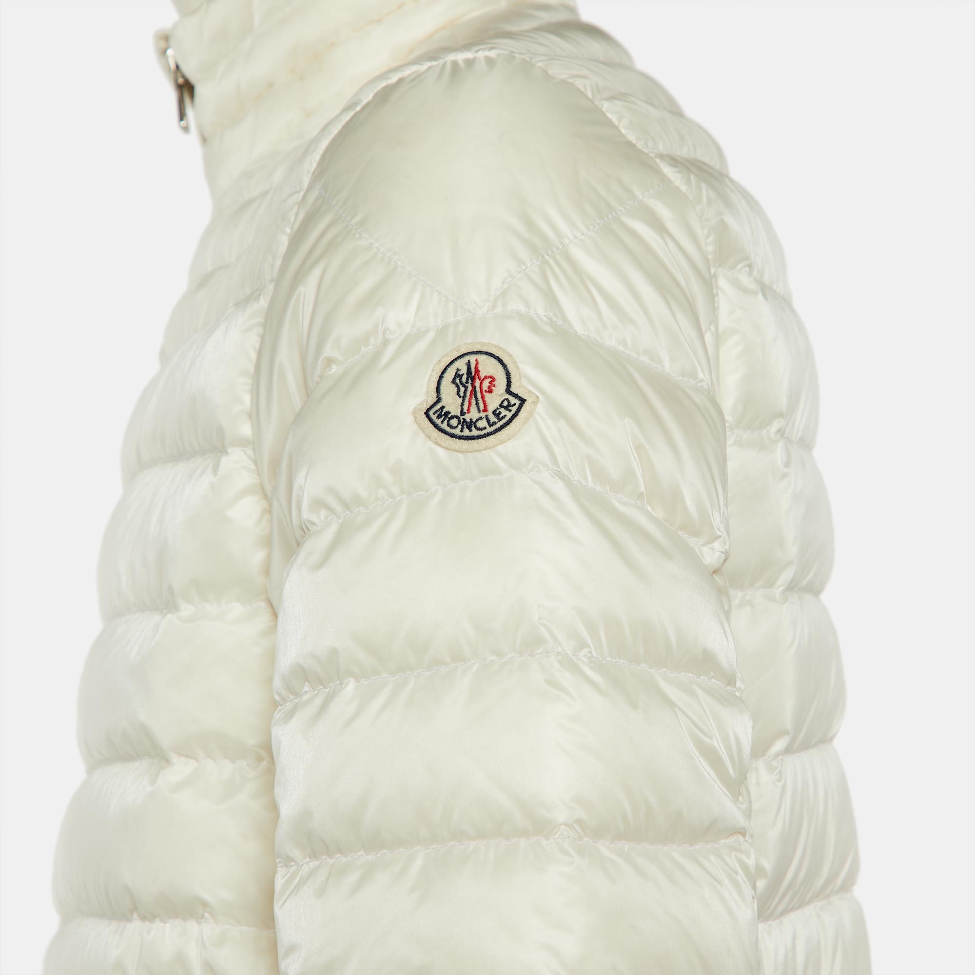 

Moncler White Quilted Synthetic Daniel Jacket