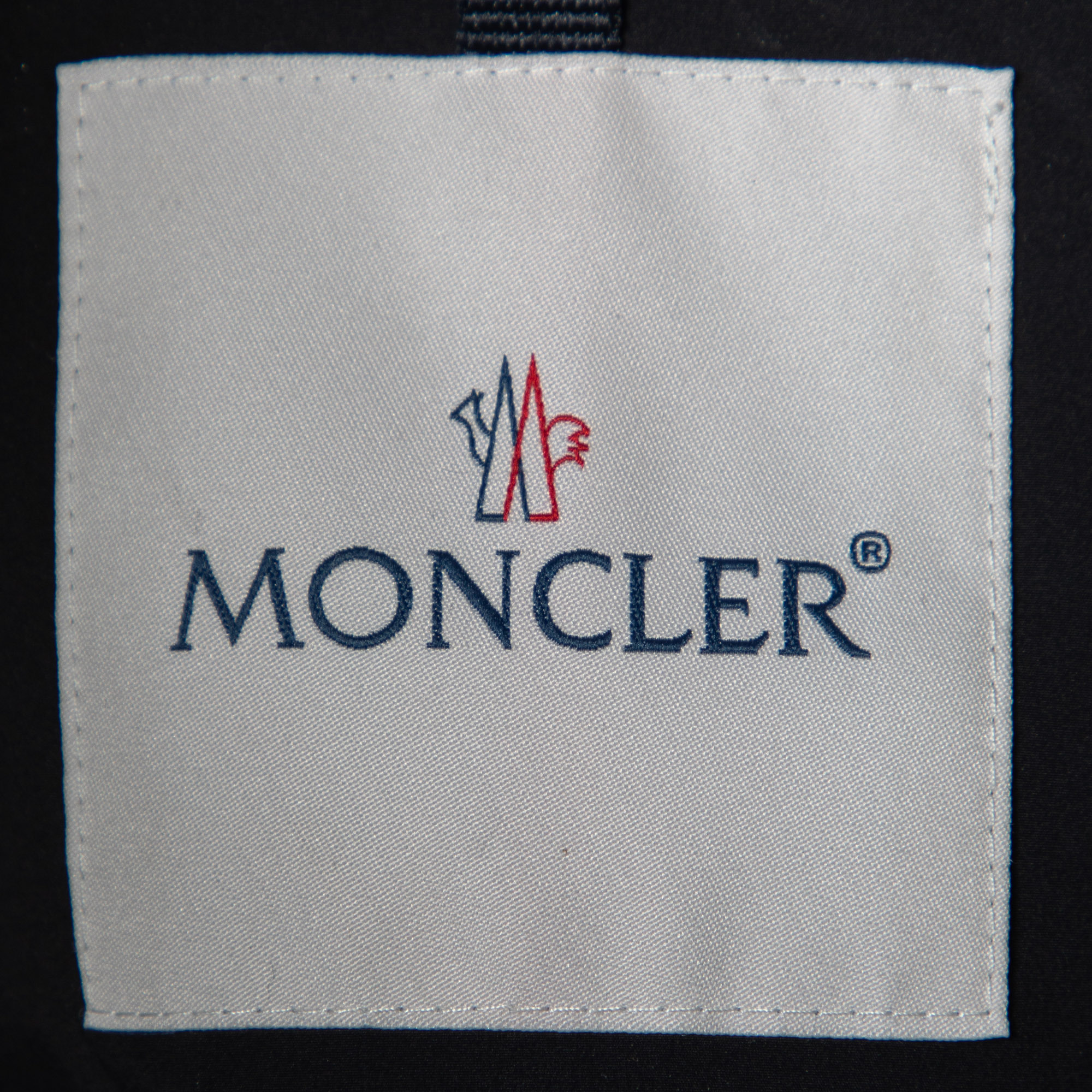Moncler Black Down Nestor Short Jacket L