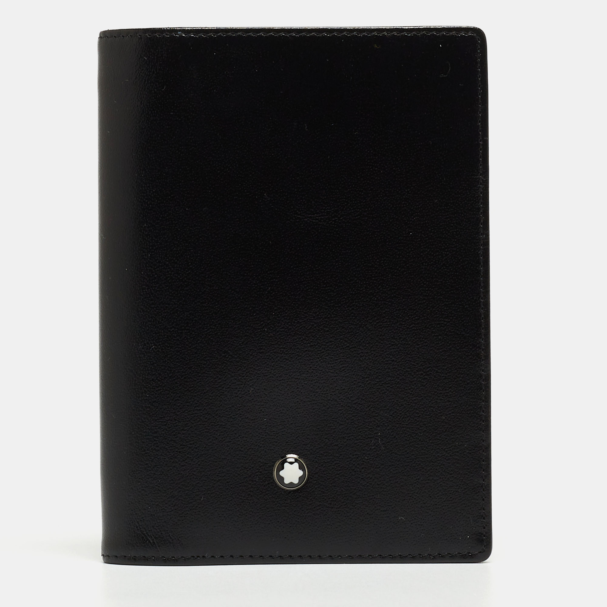 Montblanc Black Leather Meisterstück Pocket Notebook