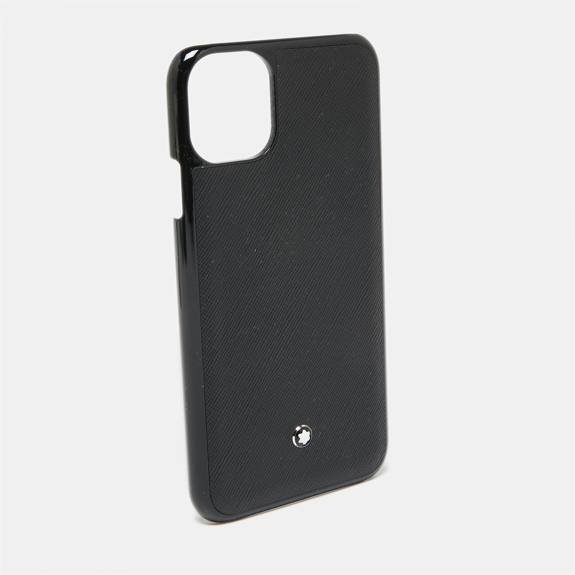 

Montblanc Black Leather and Plastic Sactorial iPhone 11 Case