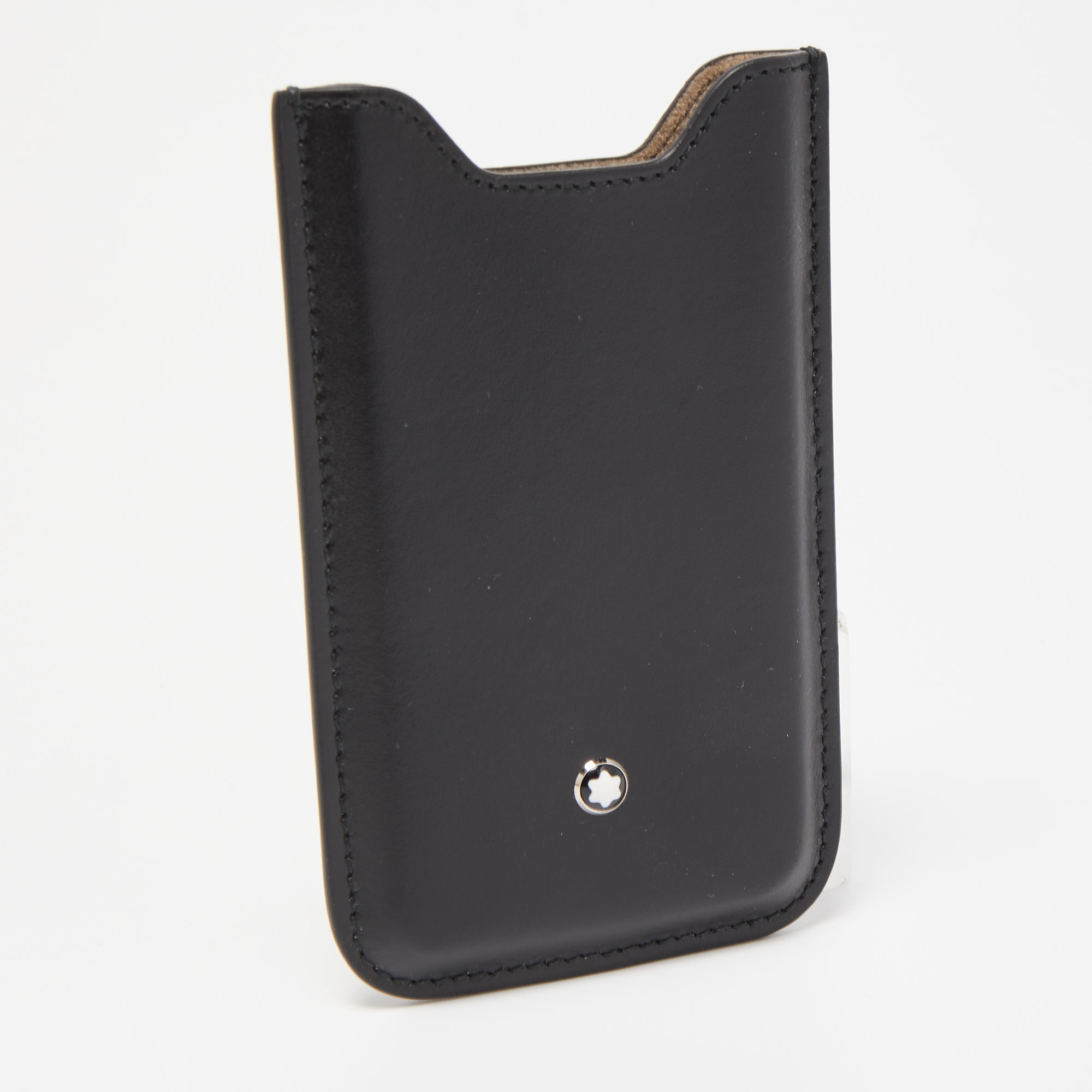 Montblanc Black Leather Meisterstuck Phone Case