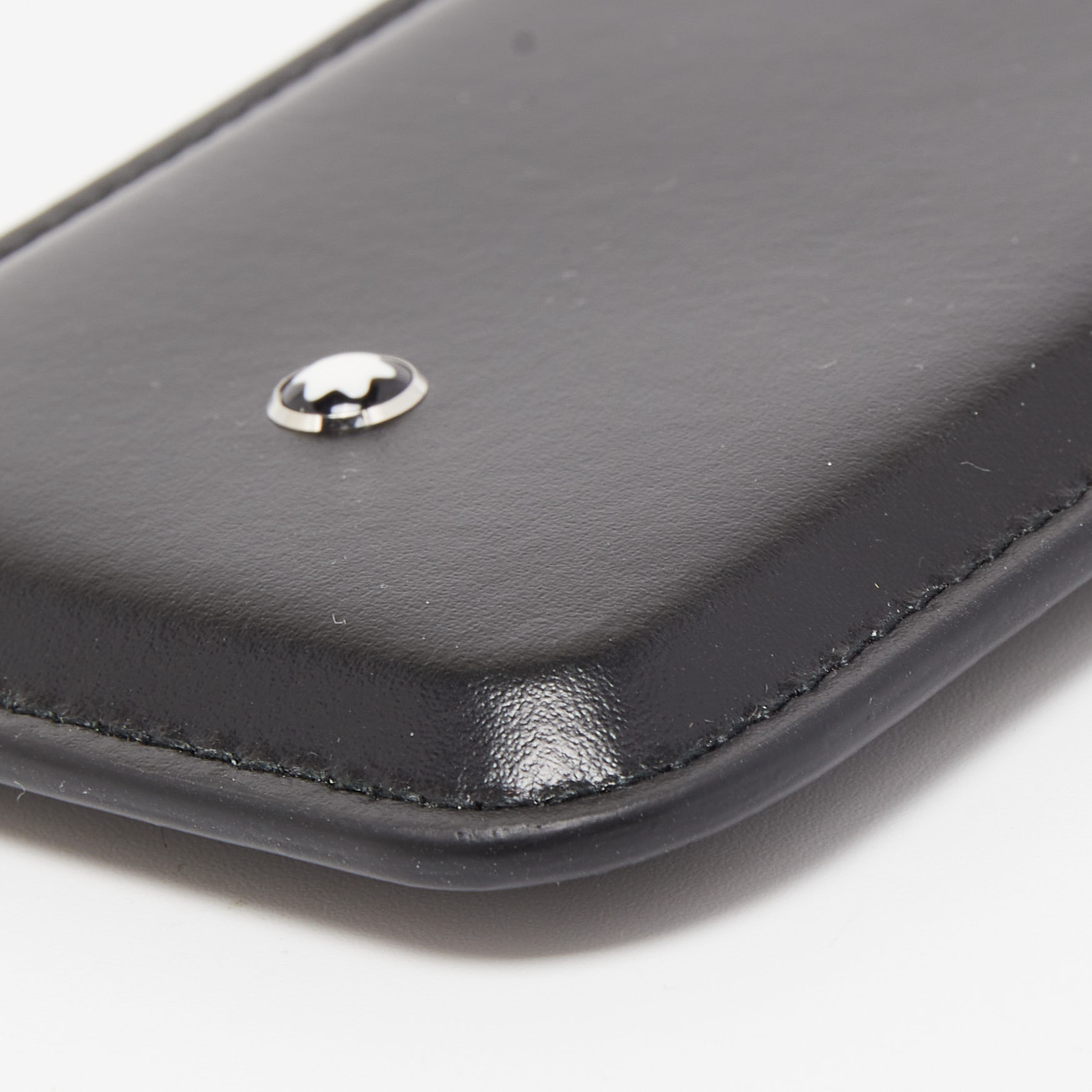 Montblanc Black Leather Meisterstuck Phone Case
